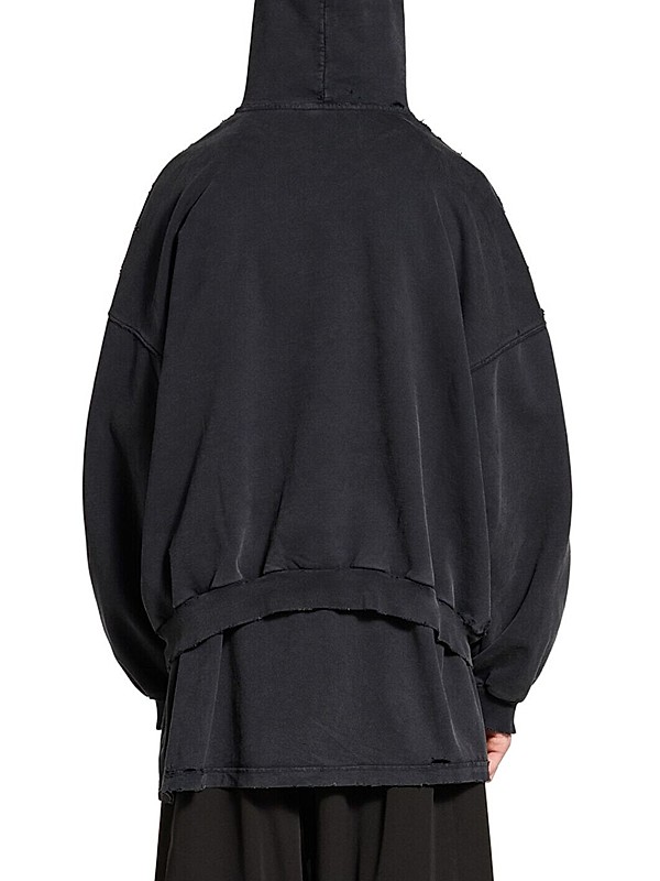 Shop Balenciaga 3B Liquified Hoodie Large Fit | Saks Fifth Shop Balenciaga 3B Liquified Hoodie Large Fit | Saks Fifth