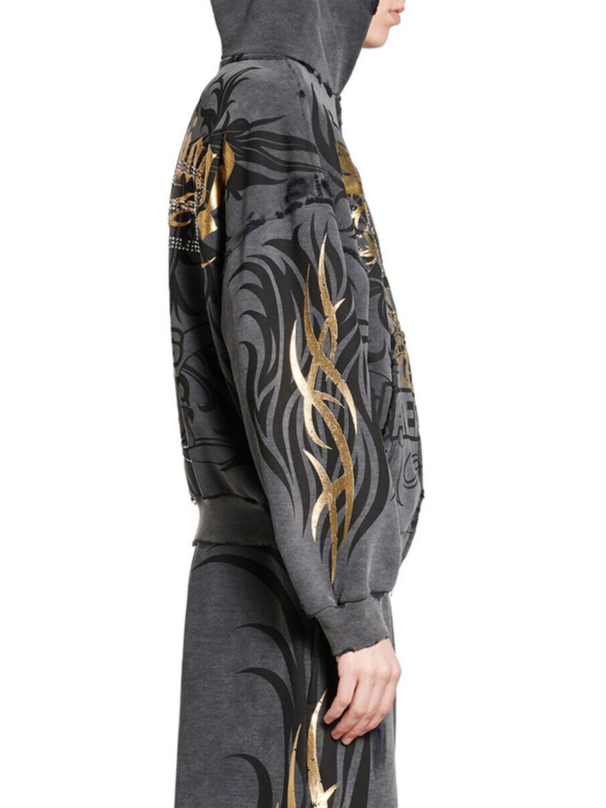 Balenciaga Tacky Gold Zip-Up Hoodie Regular Fit | Saks Fifth Avenue