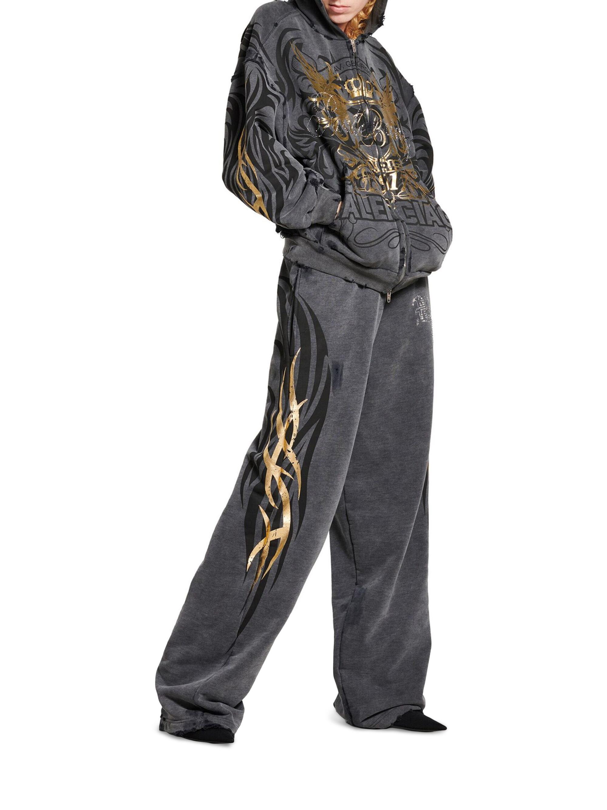 Balenciaga Tacky Gold Zip-Up Hoodie Regular Fit | Saks Fifth Avenue