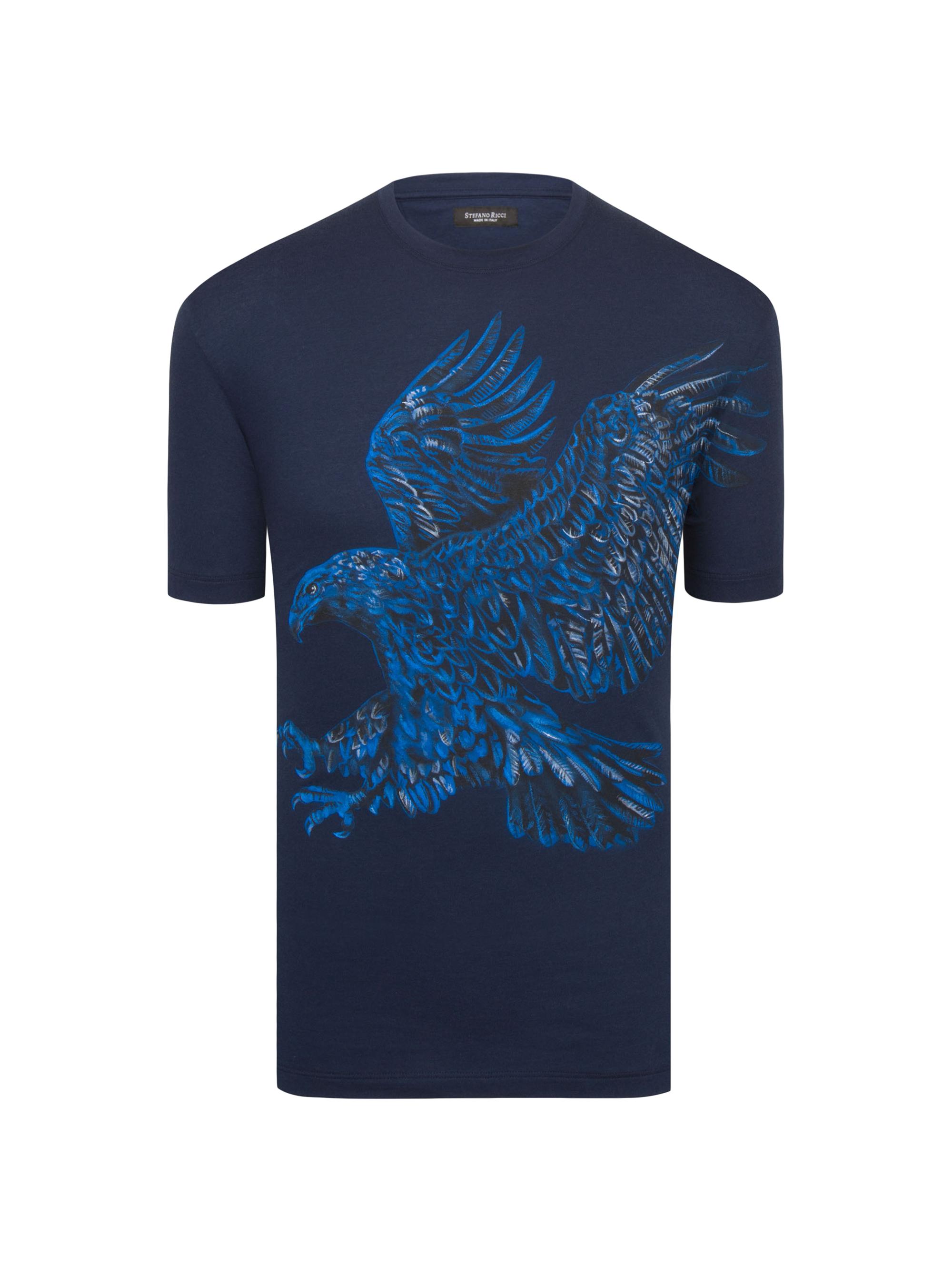 Stefano Ricci Men's T-Shirt - Blue Navy