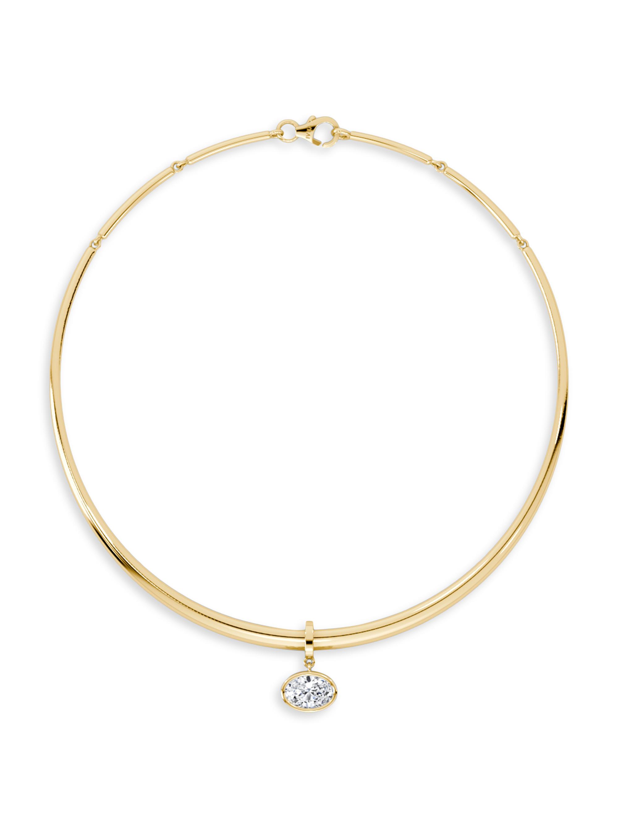 VRAI Women's Petra 14K Yellow Gold & 3.75 TCW Lab-Grown Diamond Collar Necklace - Yellow Gold