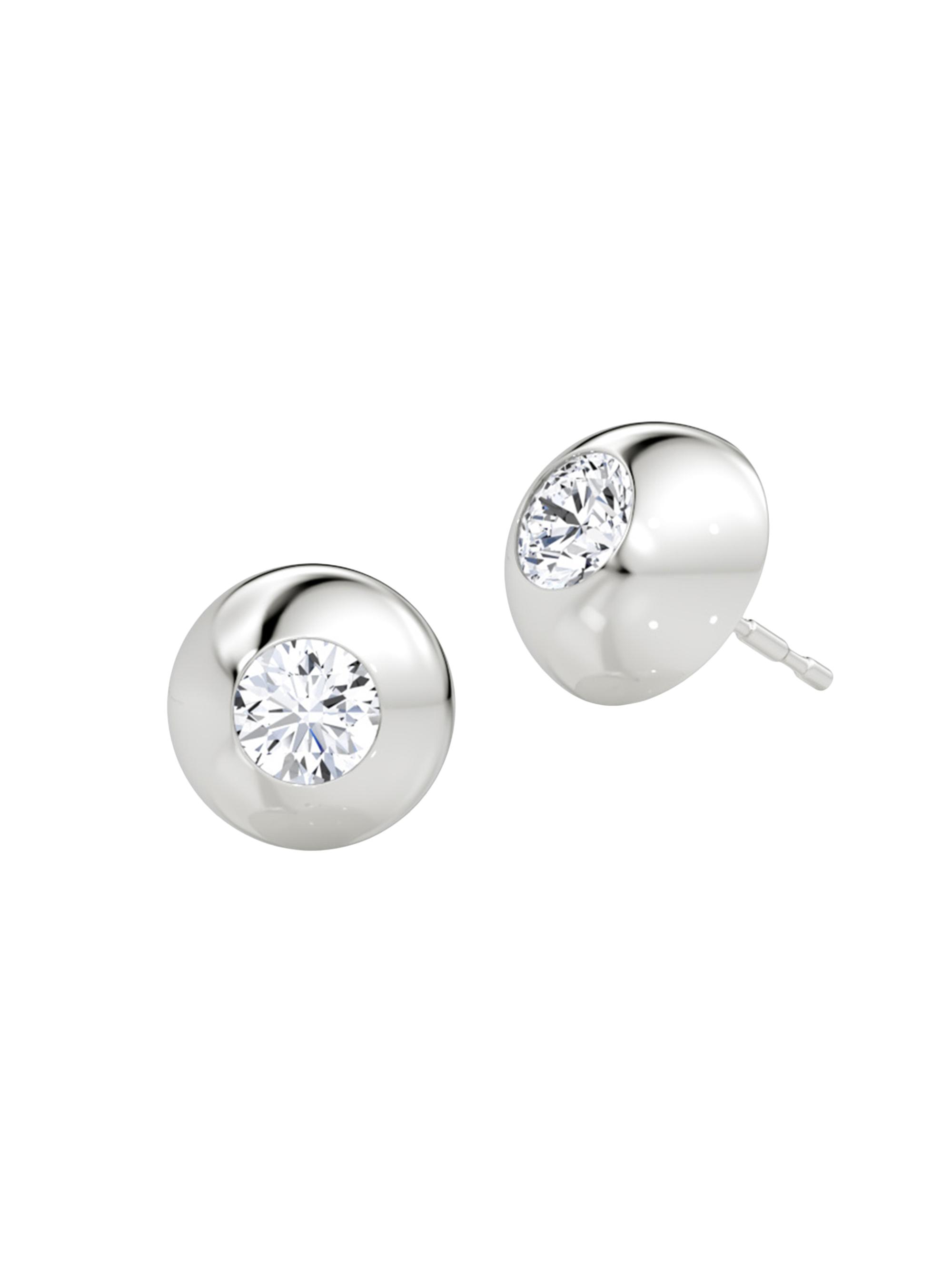VRAI Women's Petra 14K White Gold & 1.00 TCW Lab-Grown Diamond Earrings - White Gold