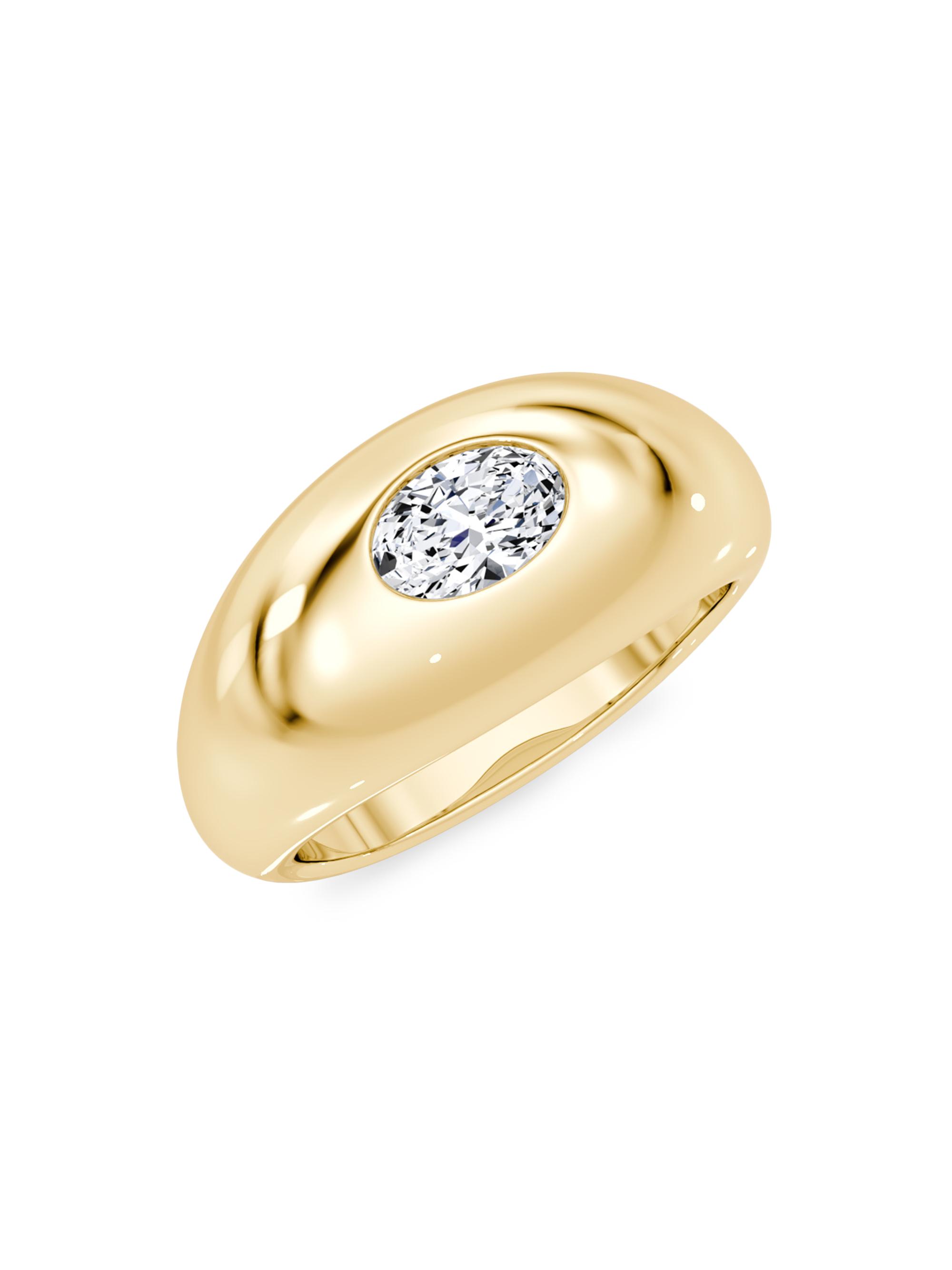 VRAI Women's Petra 14K Yellow Gold & 0.50 TCW Lab-Grown Diamond Ring - Yellow Gold