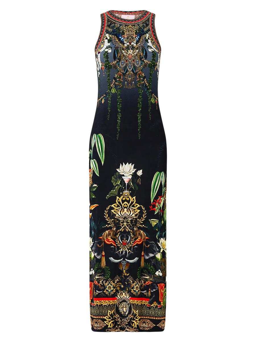 The Other Side Of The Oasis Ring Detail Strap Dress