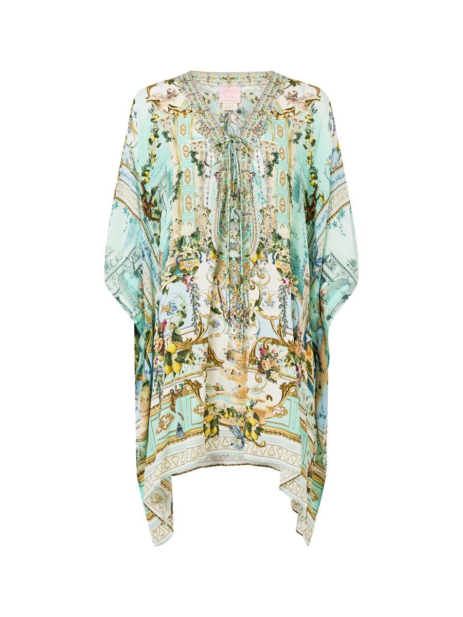 その他 Camila The Botanical Utopia Ruffle Hem Halter Dress | CAMILLA US