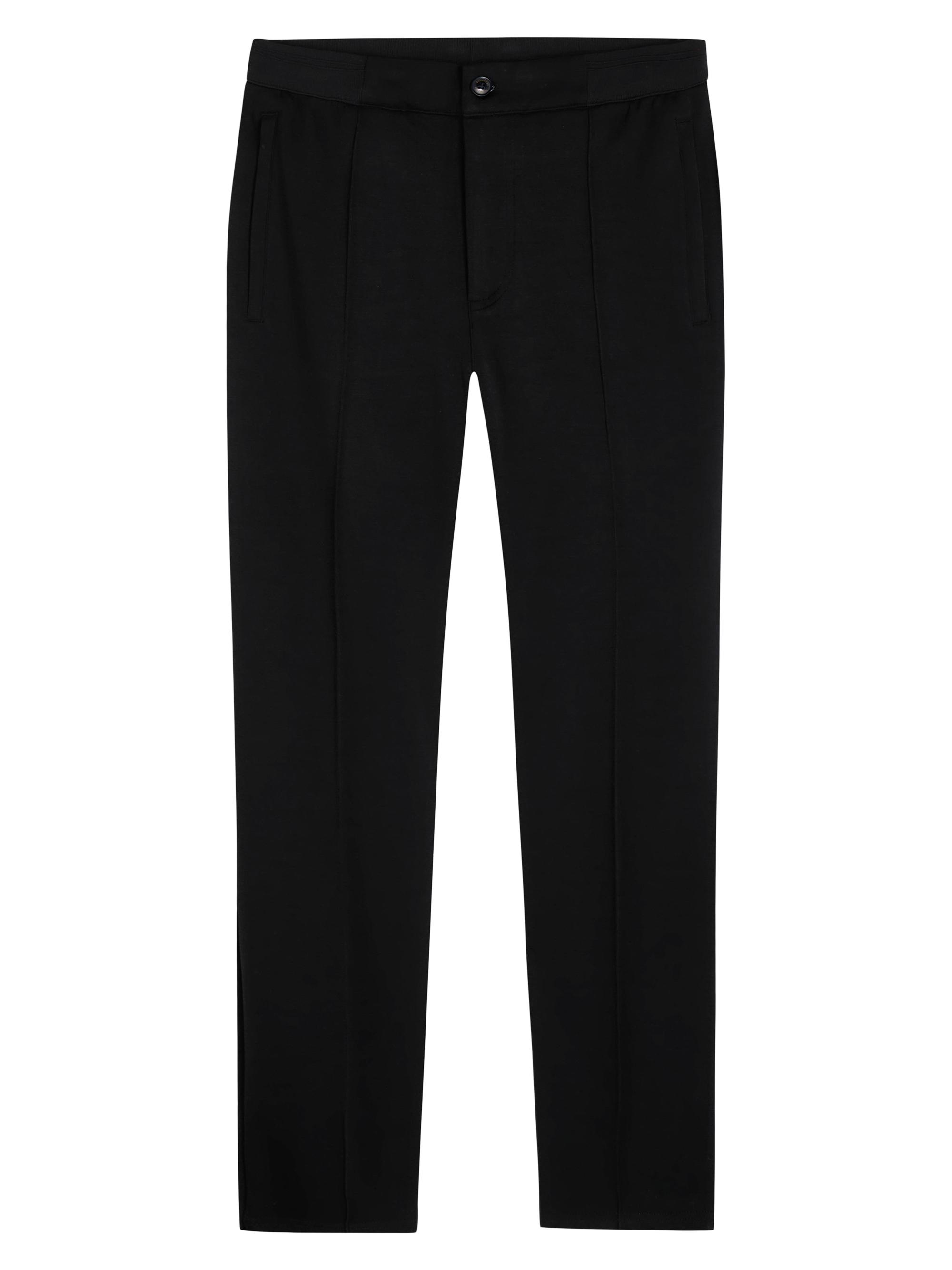 Bugatchi Men's Soft Touch Stretch Pintuck Pants - Black