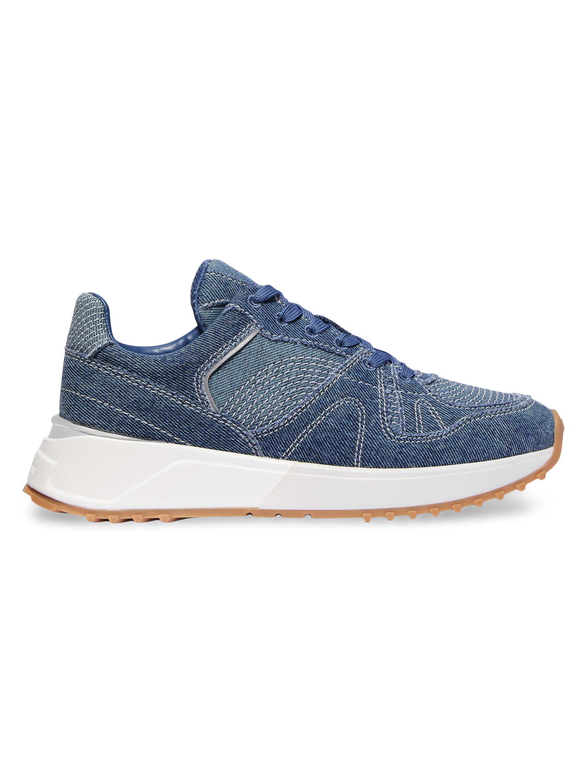 MICHAEL Michael Kors Women's Jaime Denim Low-Top Sneakers - Under Wash