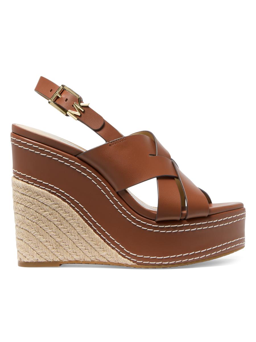 MICHAEL Michael Kors Nora 125MM Leather Platform Wedge