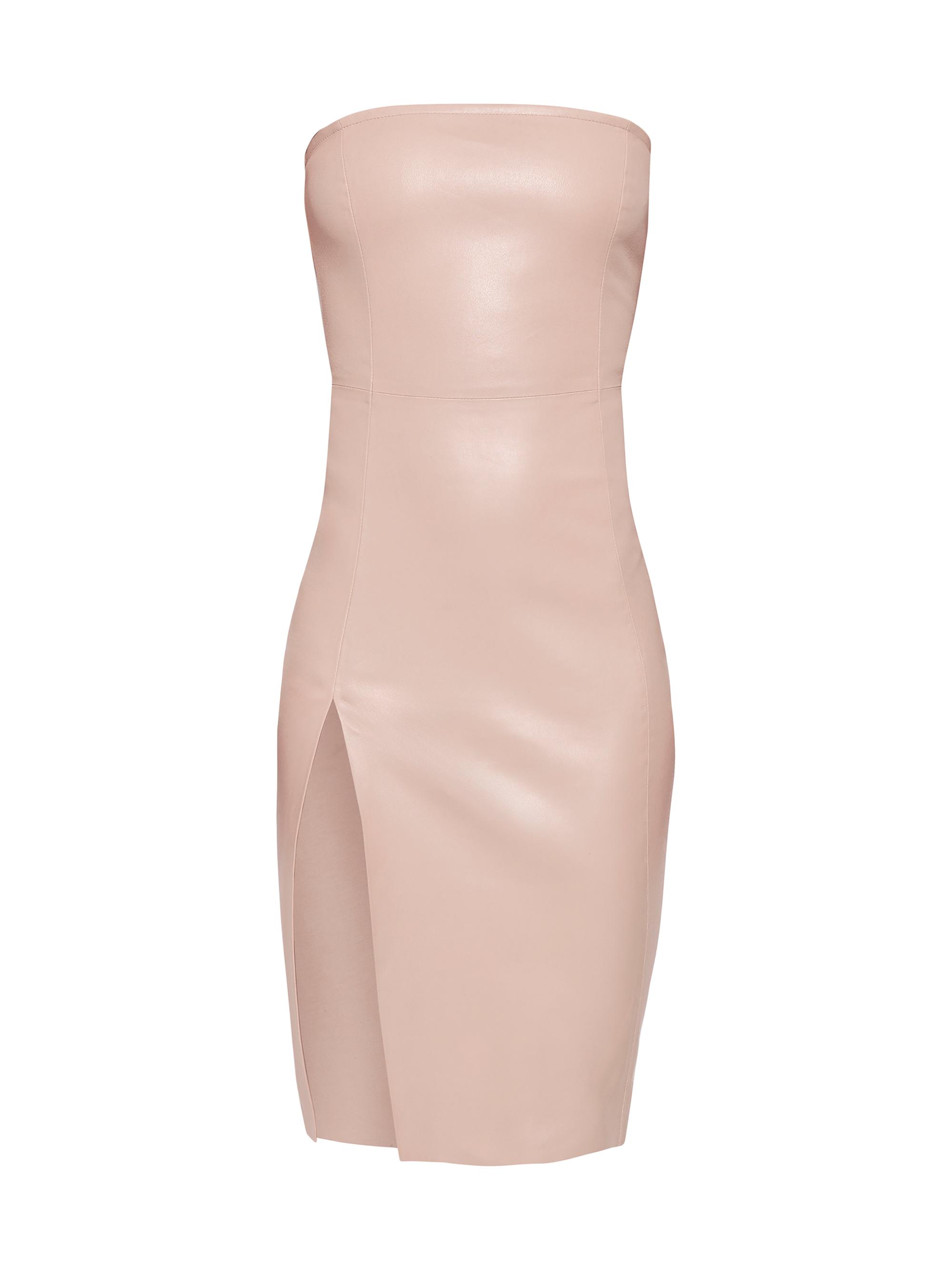 AS by DF Women's Aura Stretch Leather Dress - Chai