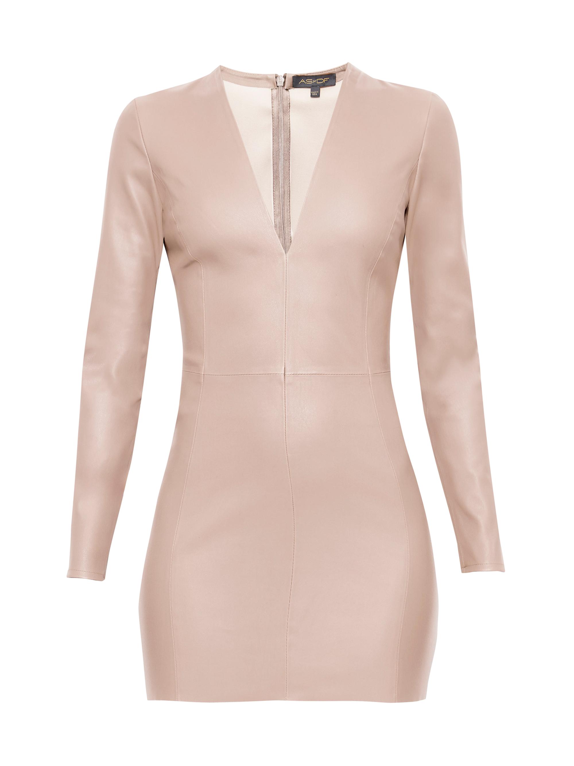 AS by DF Women's Demeter Stretch Suede Dress - Sand