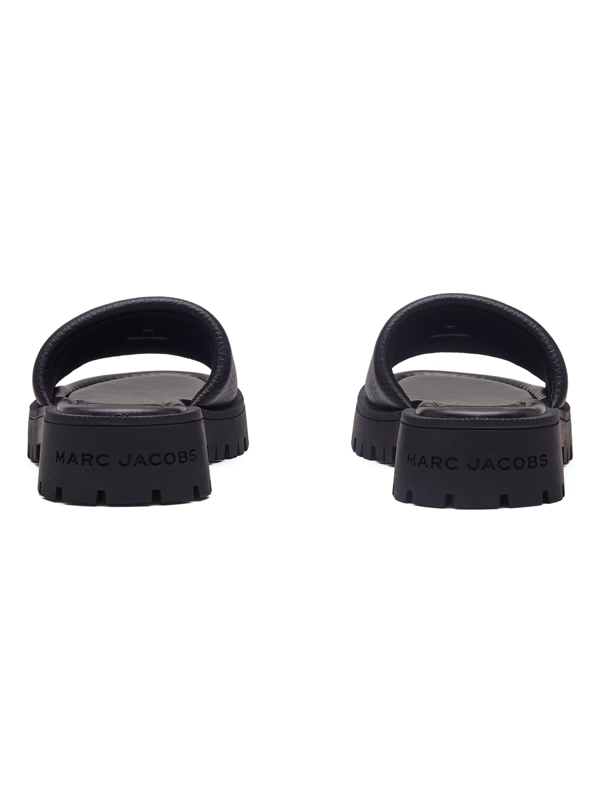 Marc Jacobs The Slide Leather Sandals | Saks Fifth Avenue