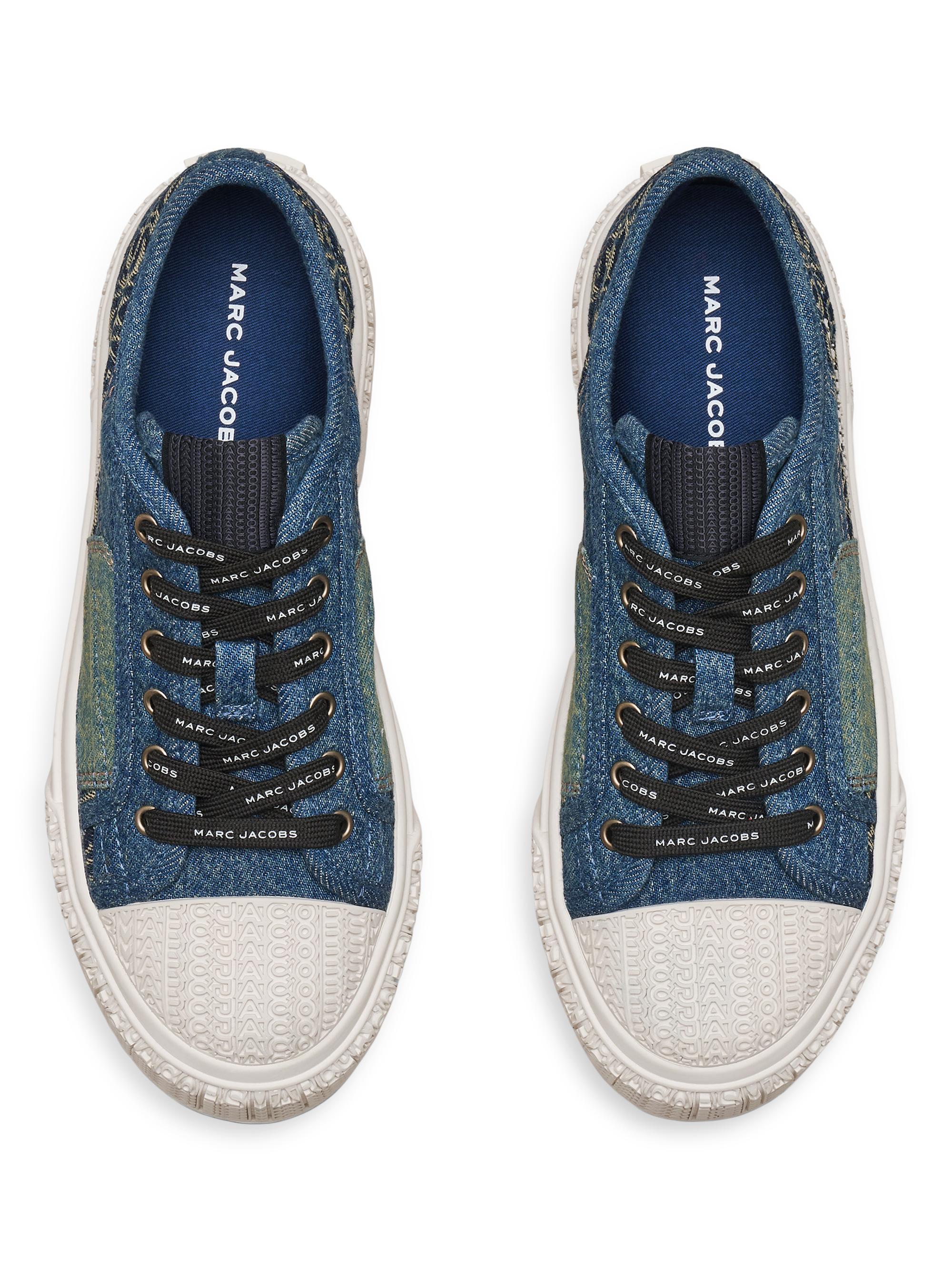 MARC BY MARC JACOBS - tamu tamu Marc Jacobs Denim Monogram Low-Top Sneakers | Saks Fifth Avenue