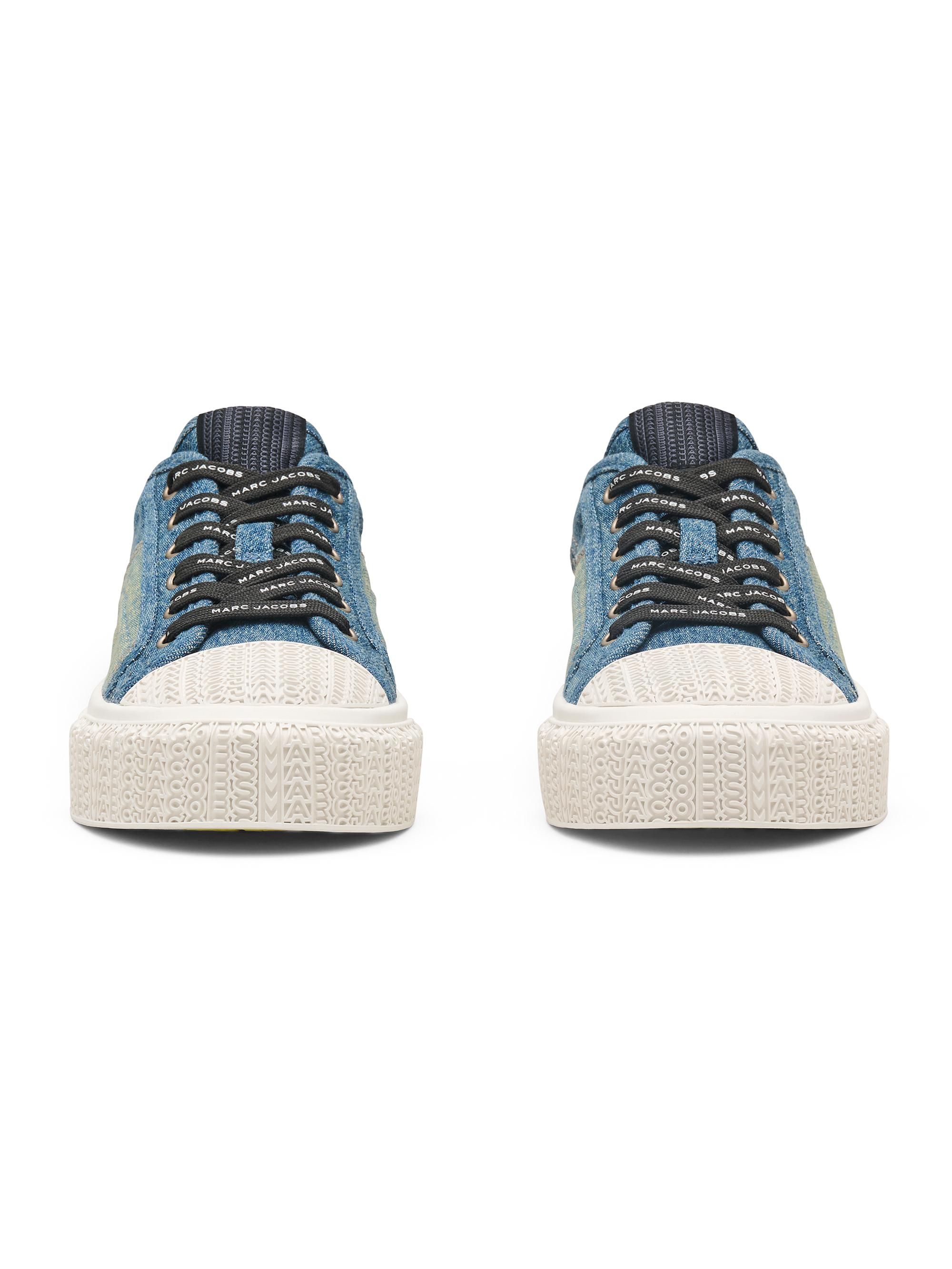 Marc Jacobs Denim Monogram Low-Top Sneakers | Saks Fifth Avenue