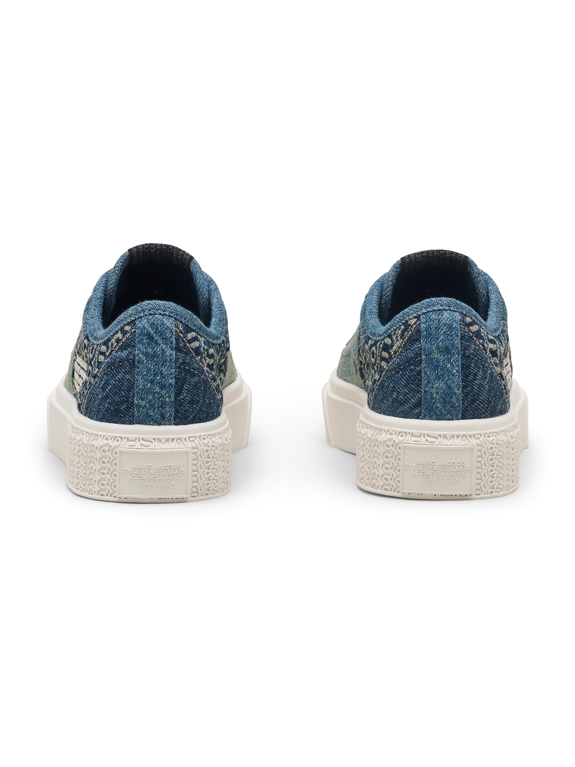 Marc Jacobs Denim Monogram Low-Top Sneakers | Saks Fifth Avenue