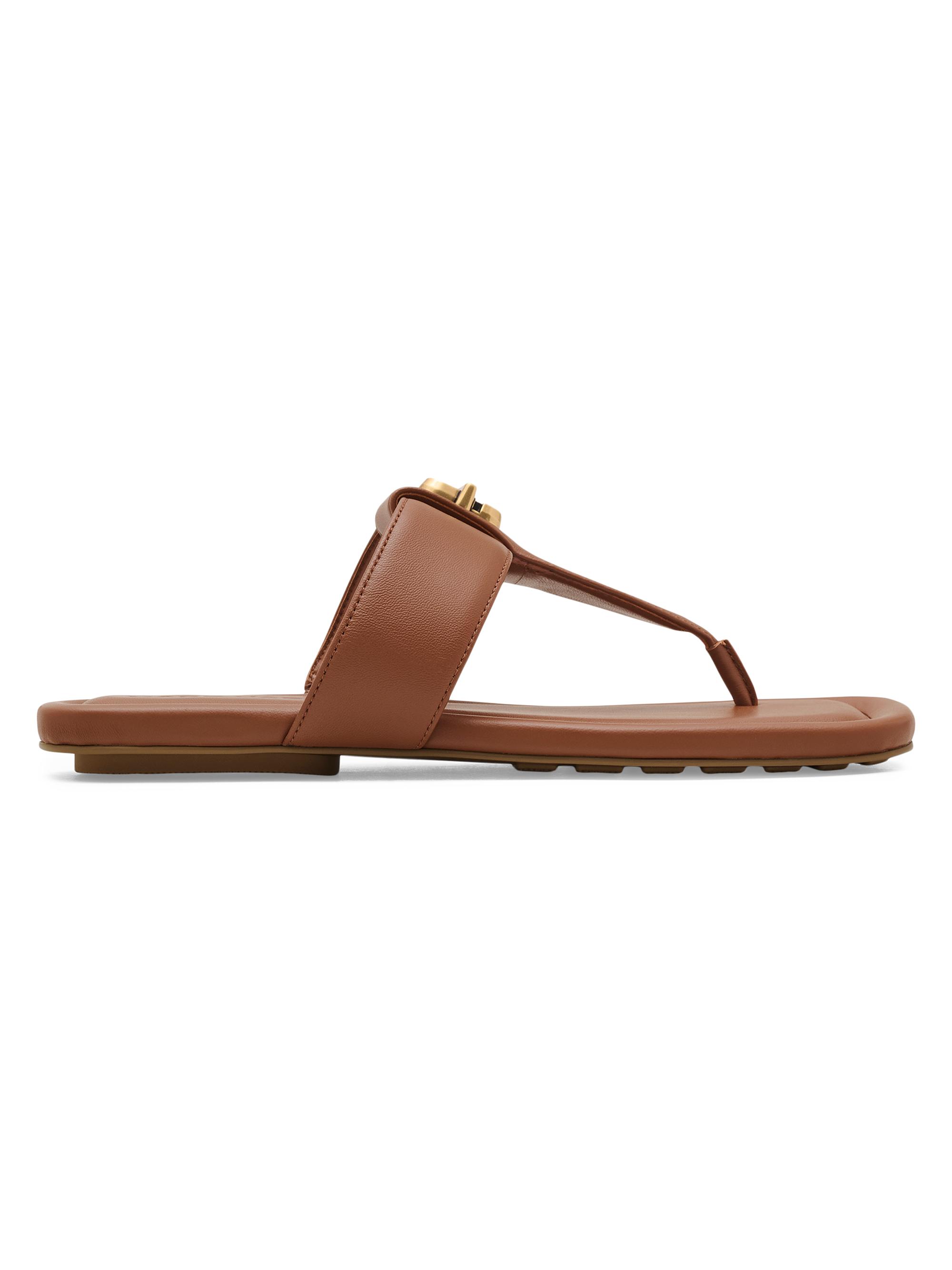 Marc Jacobs Women's Dual Leather T Sandals - Brandy