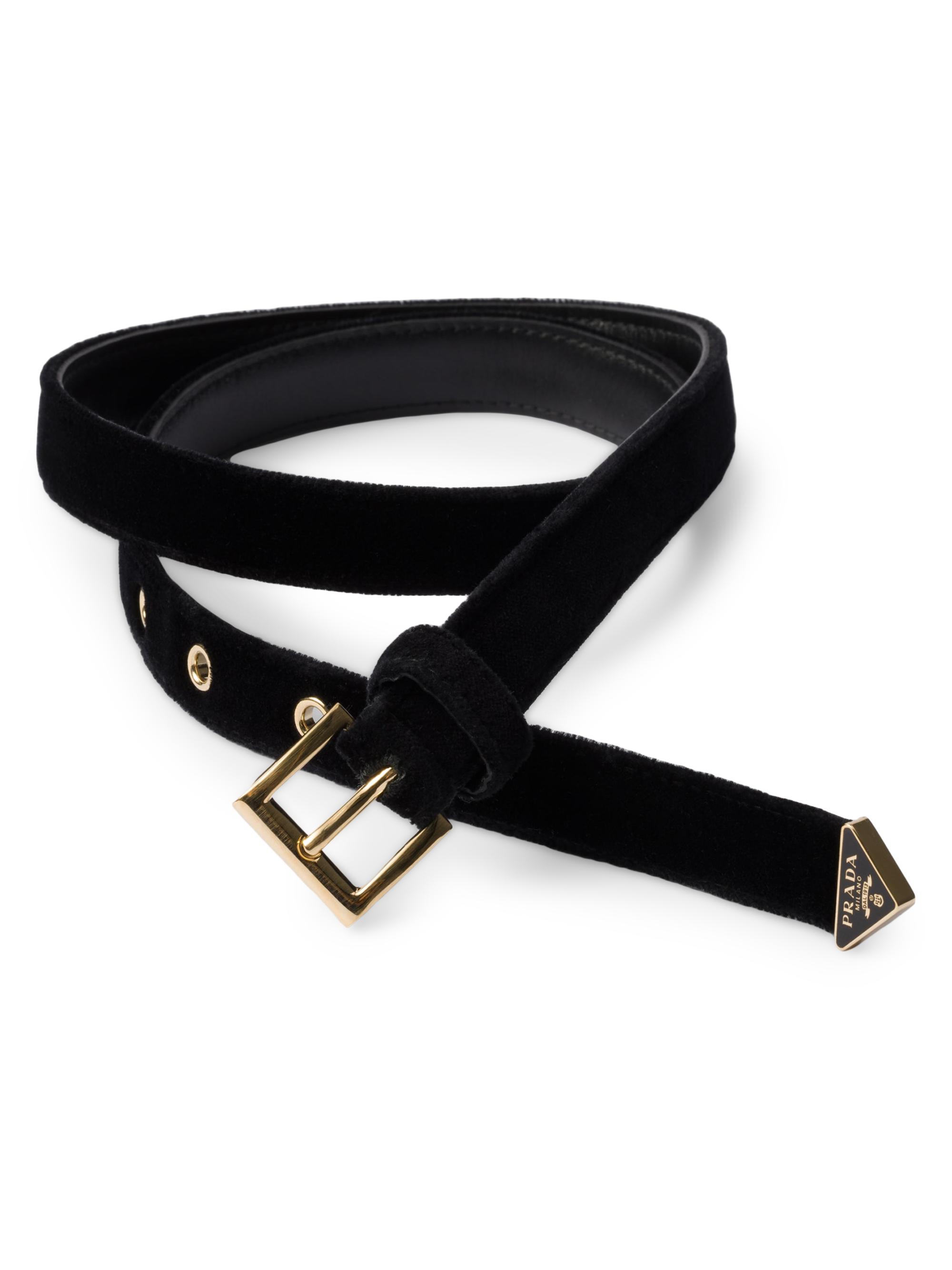 Prada Velvet Belt | Saks Fifth Avenue