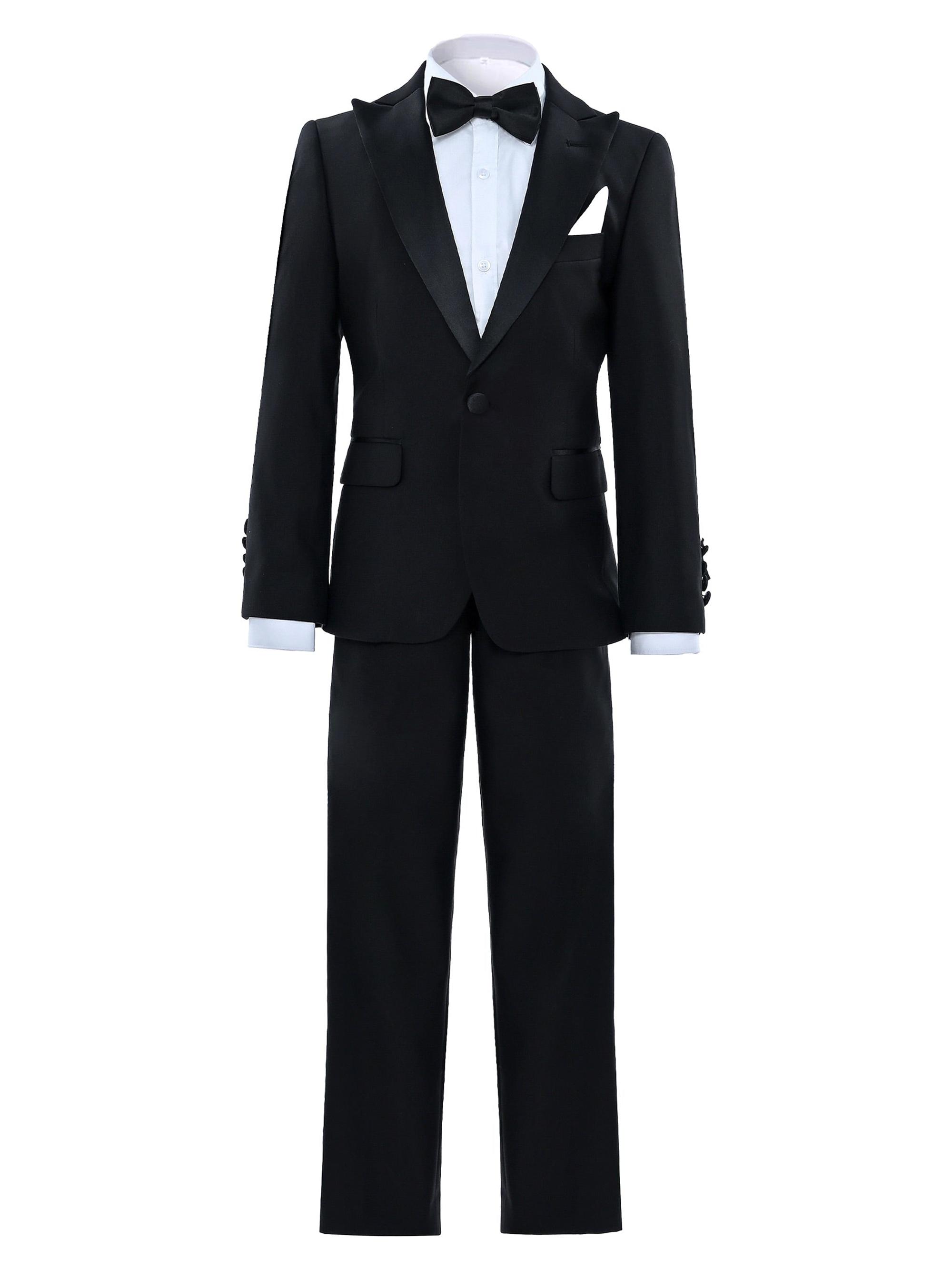 Moustache Baby Boy's, Little Boys Boy's Peak Lapel Wool Suit