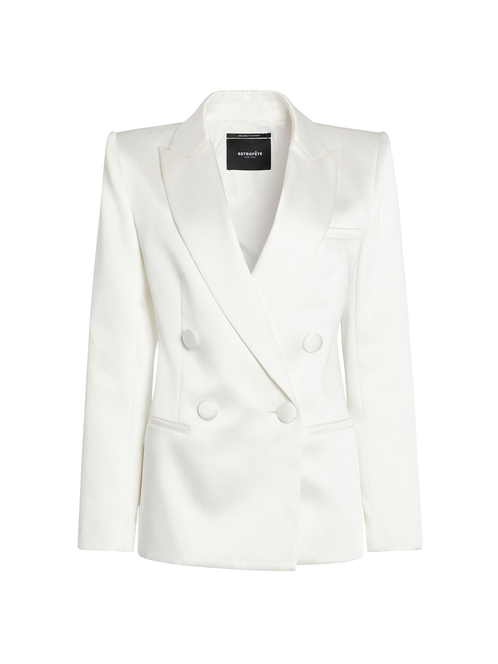 Retrofête Women's Marceline Blazer - White