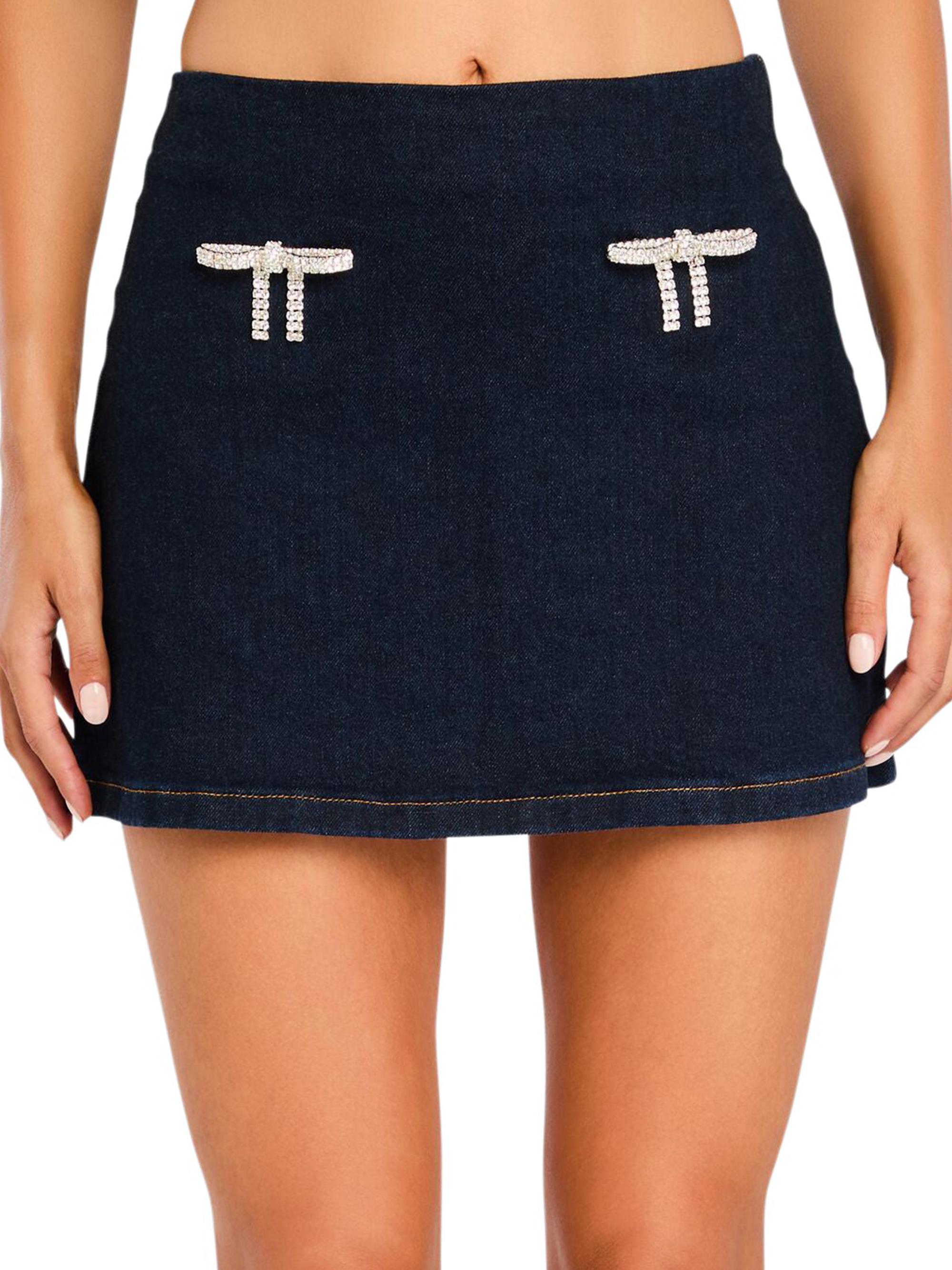 Retrofête Women's Palmer Denim Skirt - Rinse