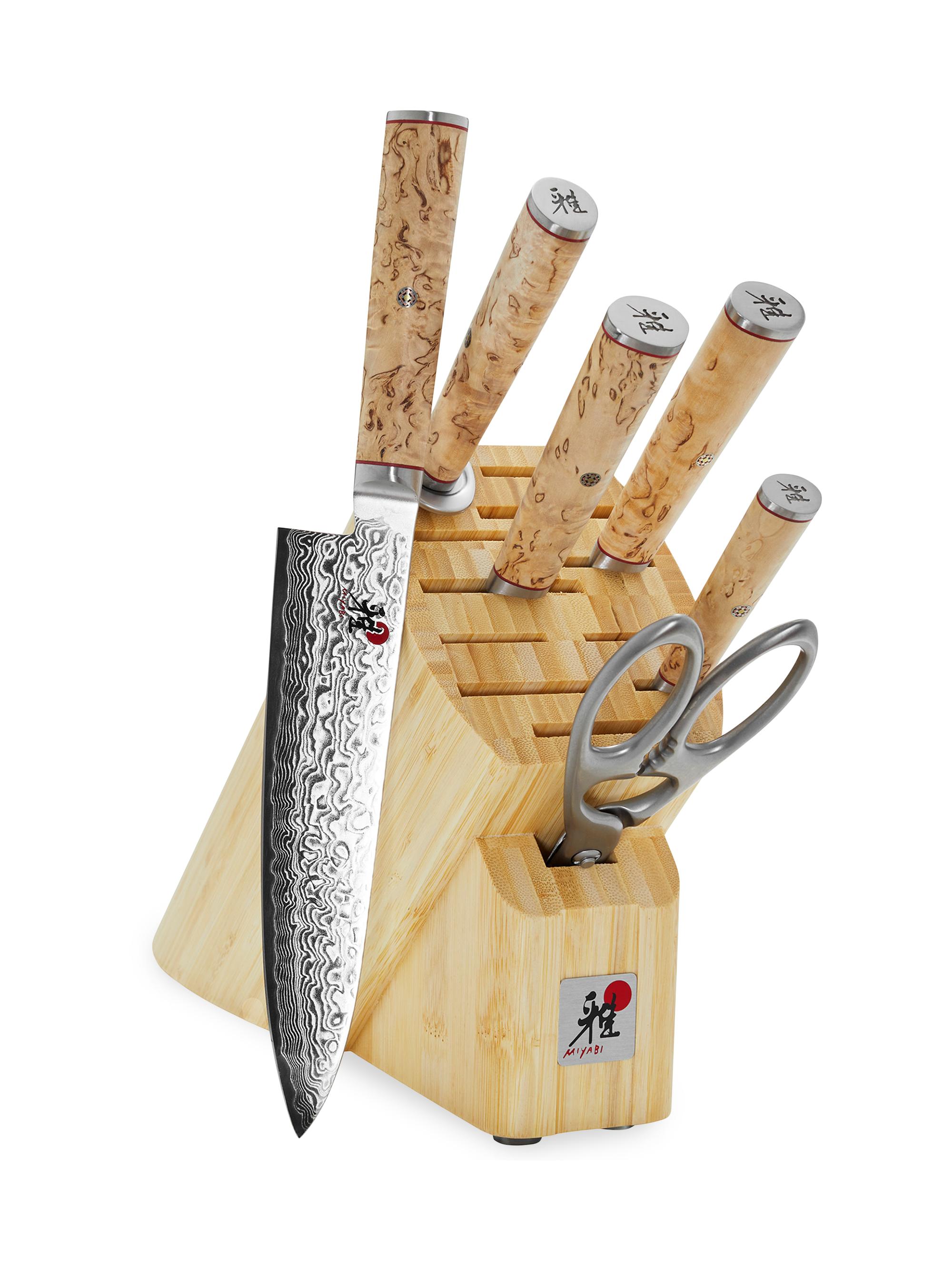 Birchwood SG2 7 Piece Knife Block Set