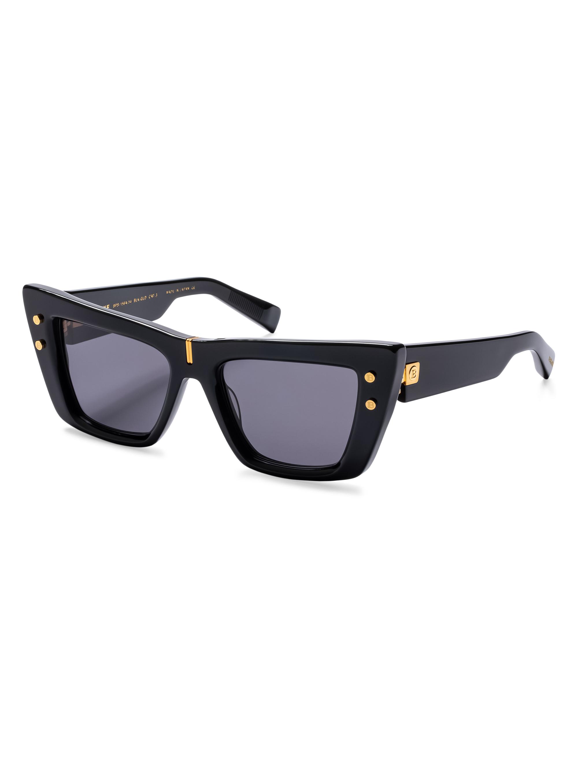 Balmain Women's B-Eye 54MM Cat-Eye Sunglasses - Black Gold Black