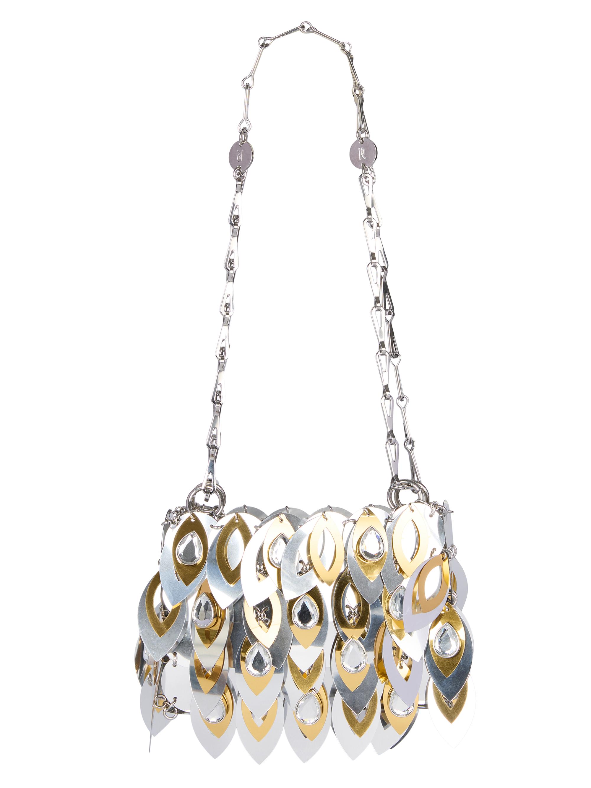 Rabanne Women's Nano Teardrop Shoulder Bag - Silver And Gold