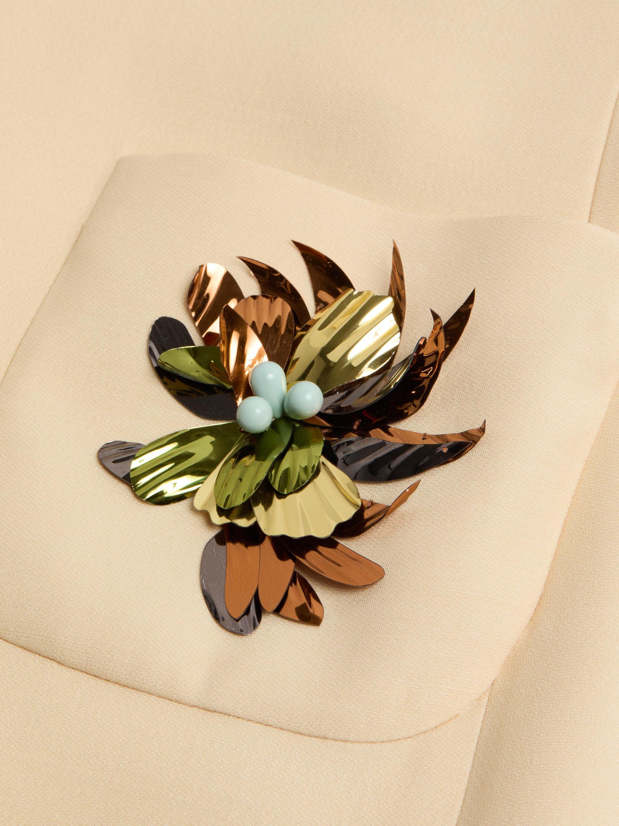 Valentino Garavani Embroidered Crepe Couture Short Dress | Saks