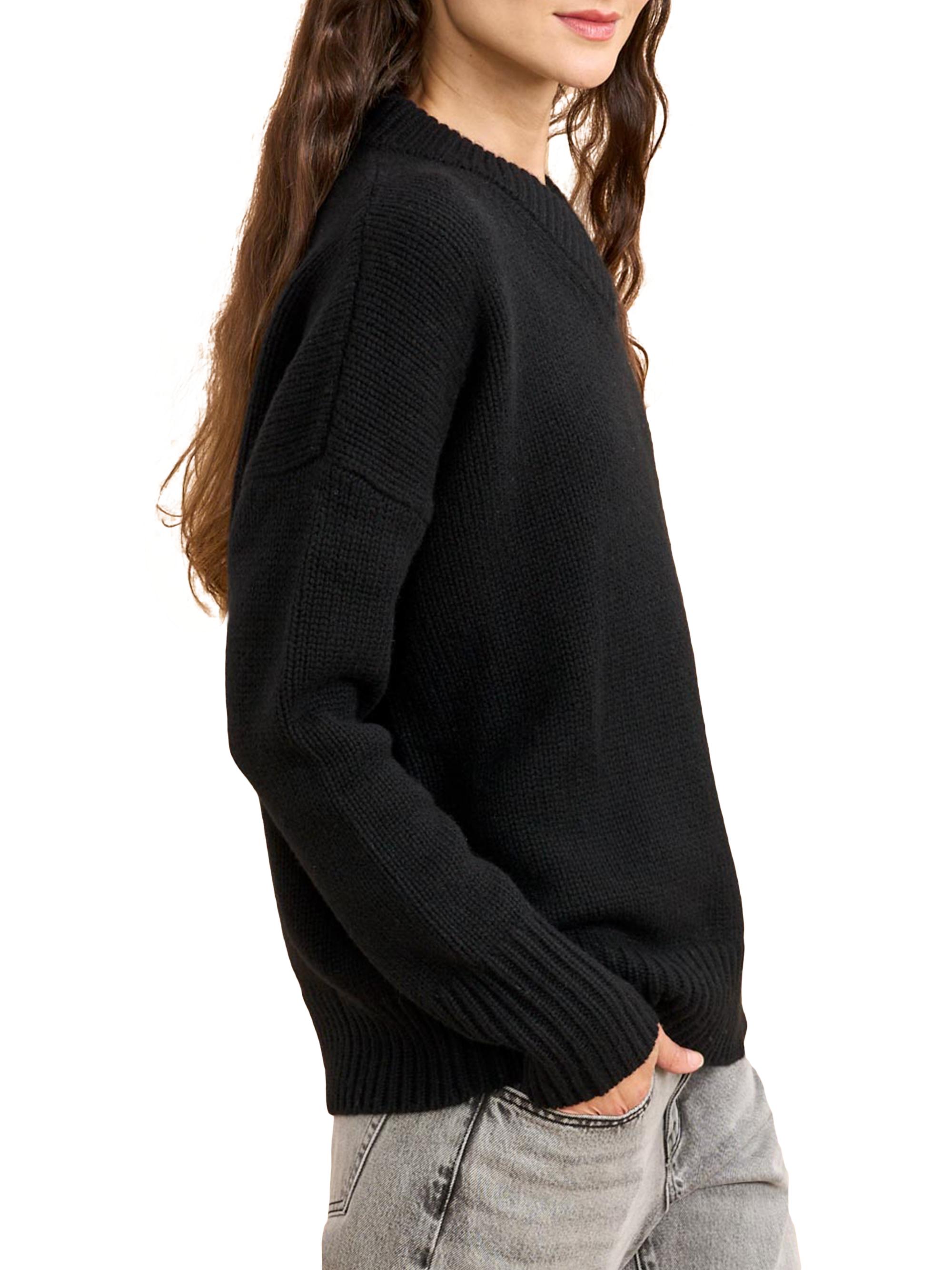 La Ligne Women's Marin V-Neck Sweater - Black