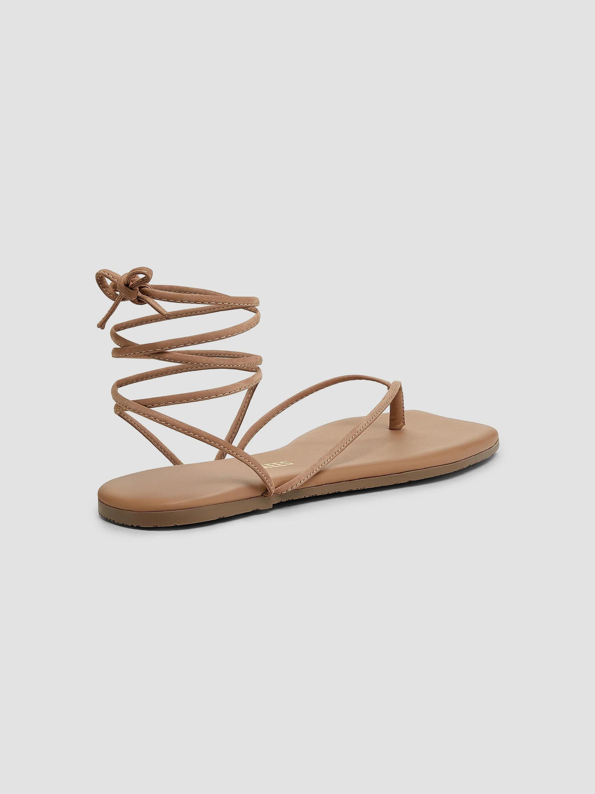 Tkees Lilu Leather Square Toe Sandals | Saks Fifth Avenue