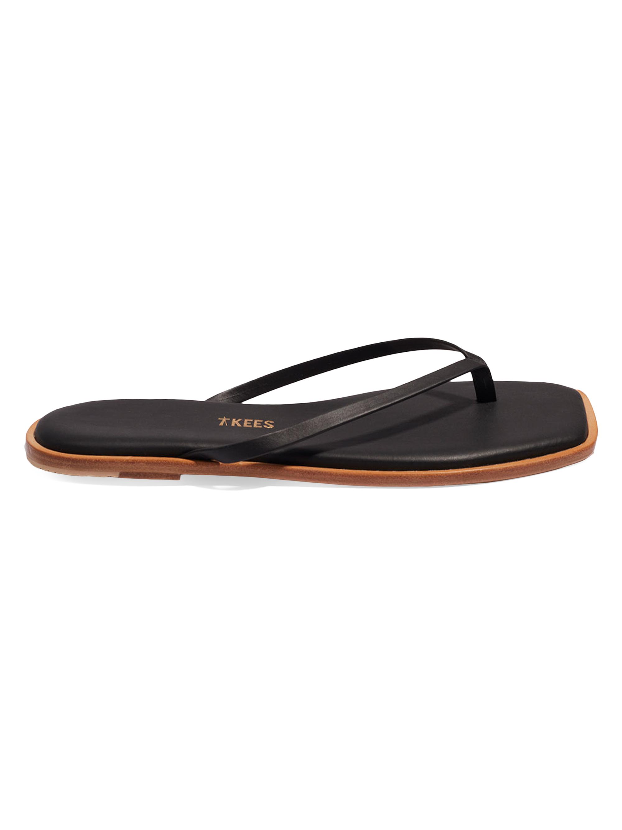 Tkees Women's Dylan Leather Flip-Flops - Sable