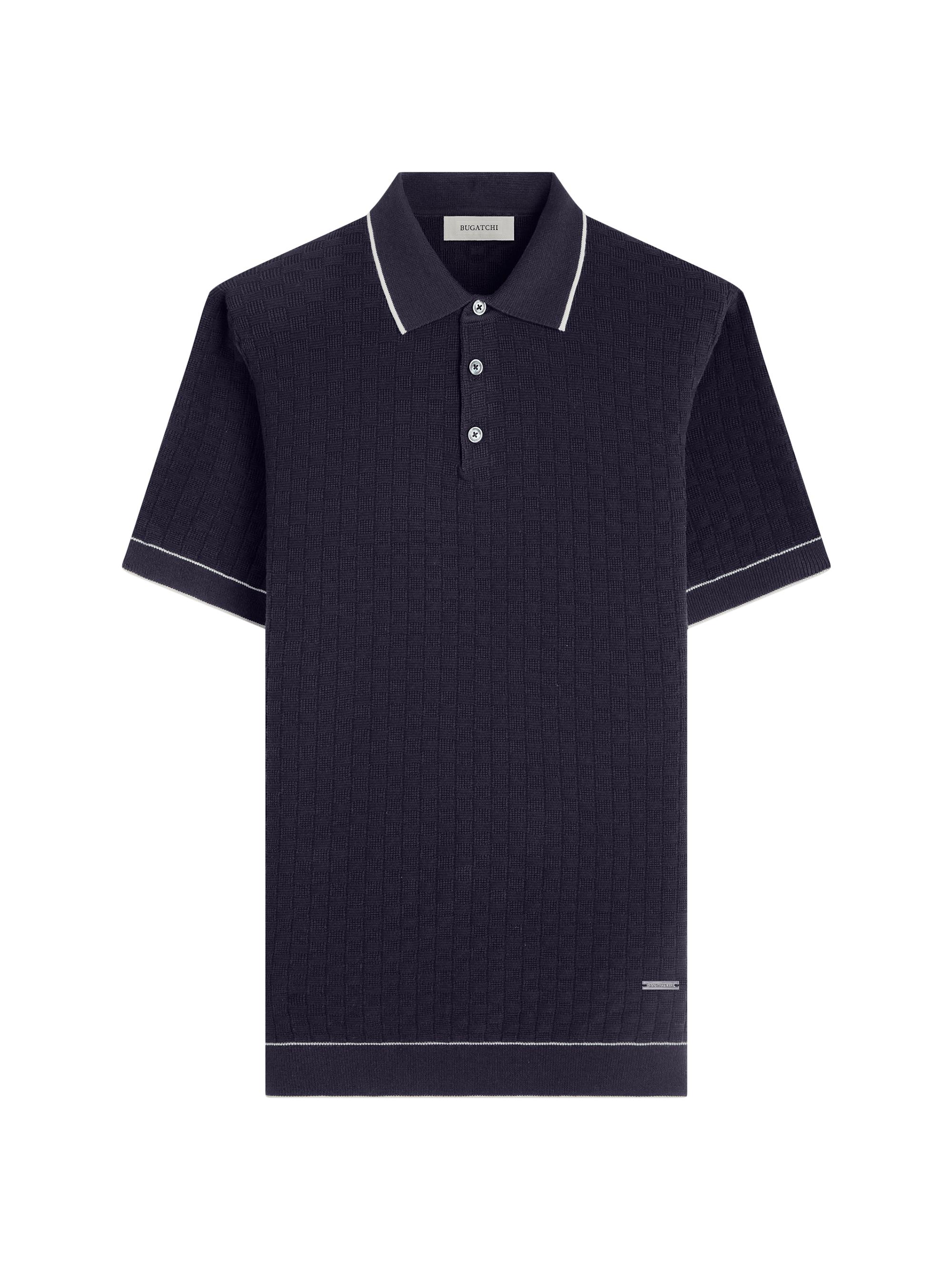 Bugatchi Men's Cotton-Blend Knit Polo Shirt - Lilac