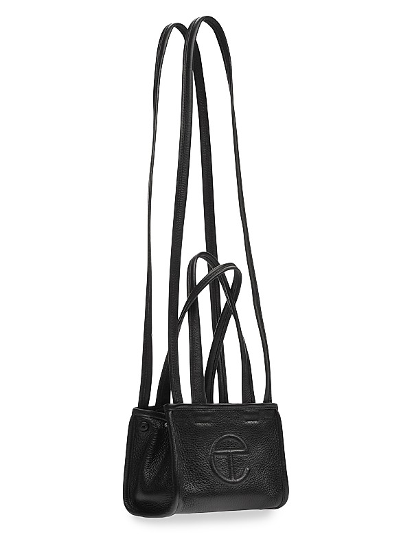 Shop TELFAR Small Pebble Leather Carry Bag | Saks Fifth Avenue Shop TELFAR Small Pebble Leather Carry Bag | Saks Fifth Avenue