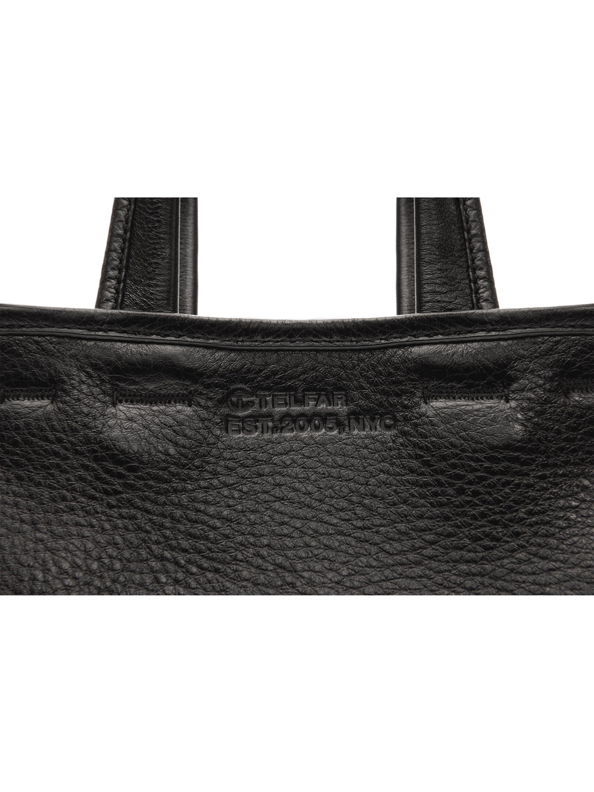 TELFAR Small Pebble Leather Carry Bag | Saks Fifth Avenue
