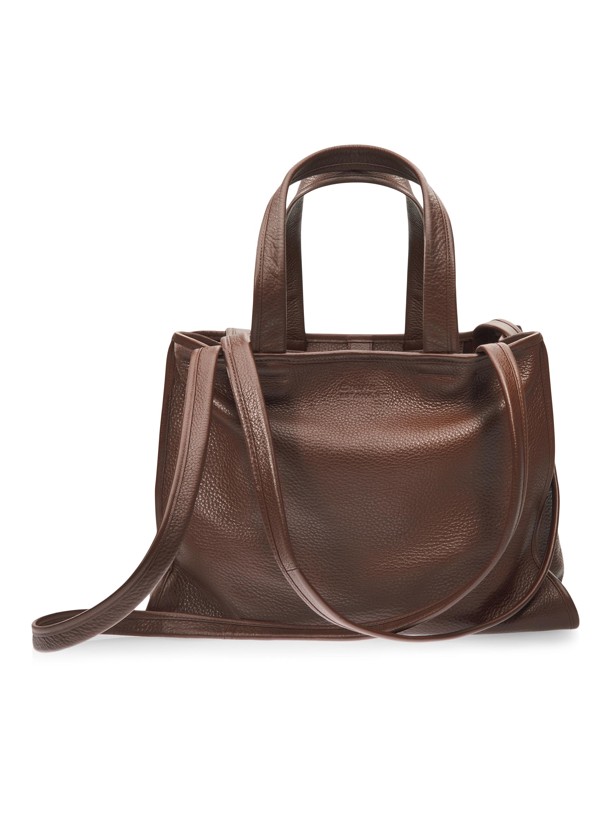 TELFAR Medium Pebble Leather Carry Bag | Saks Fifth Avenue
