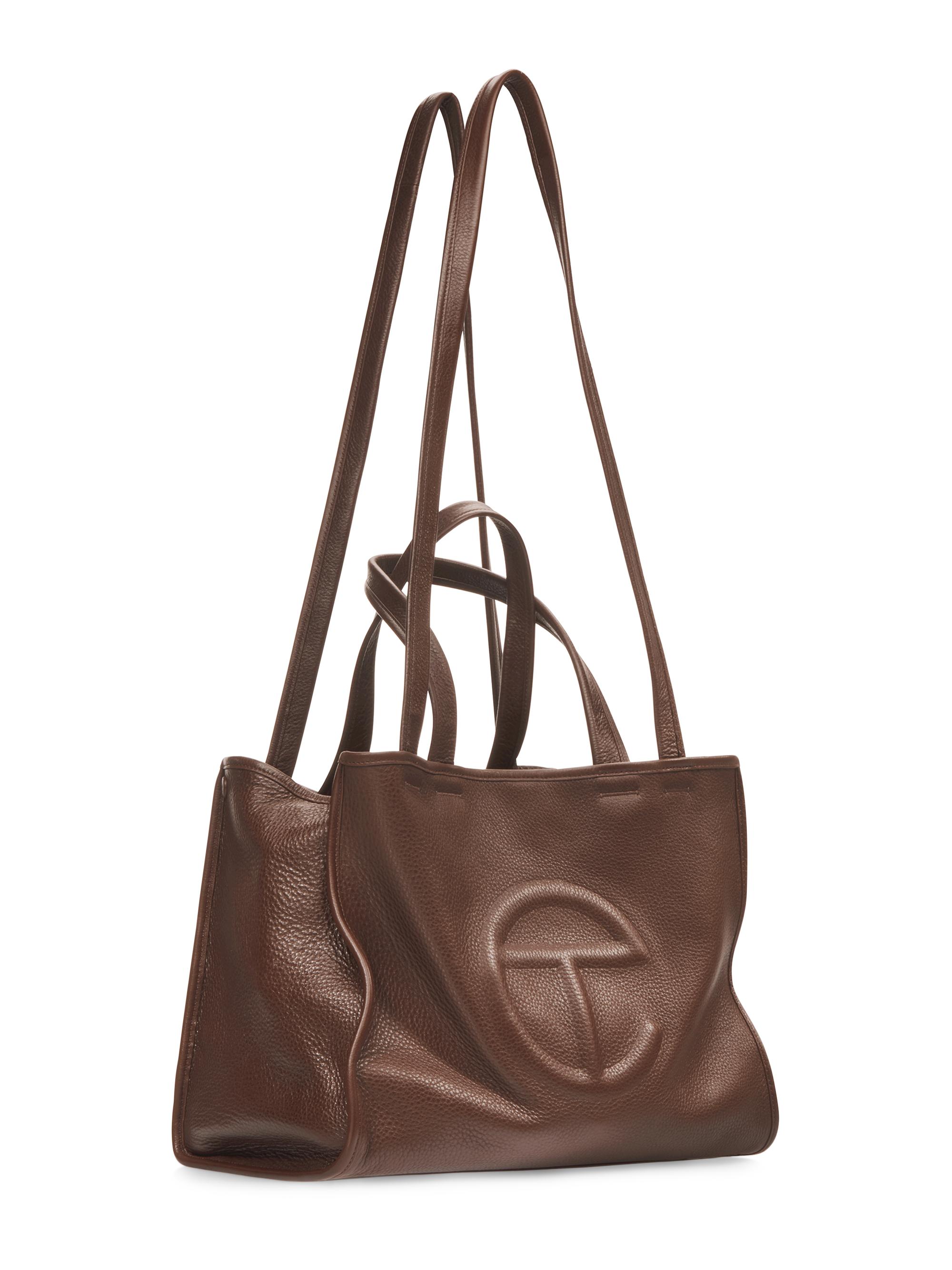 TELFAR Medium Pebble Leather Carry Bag | Saks Fifth Avenue