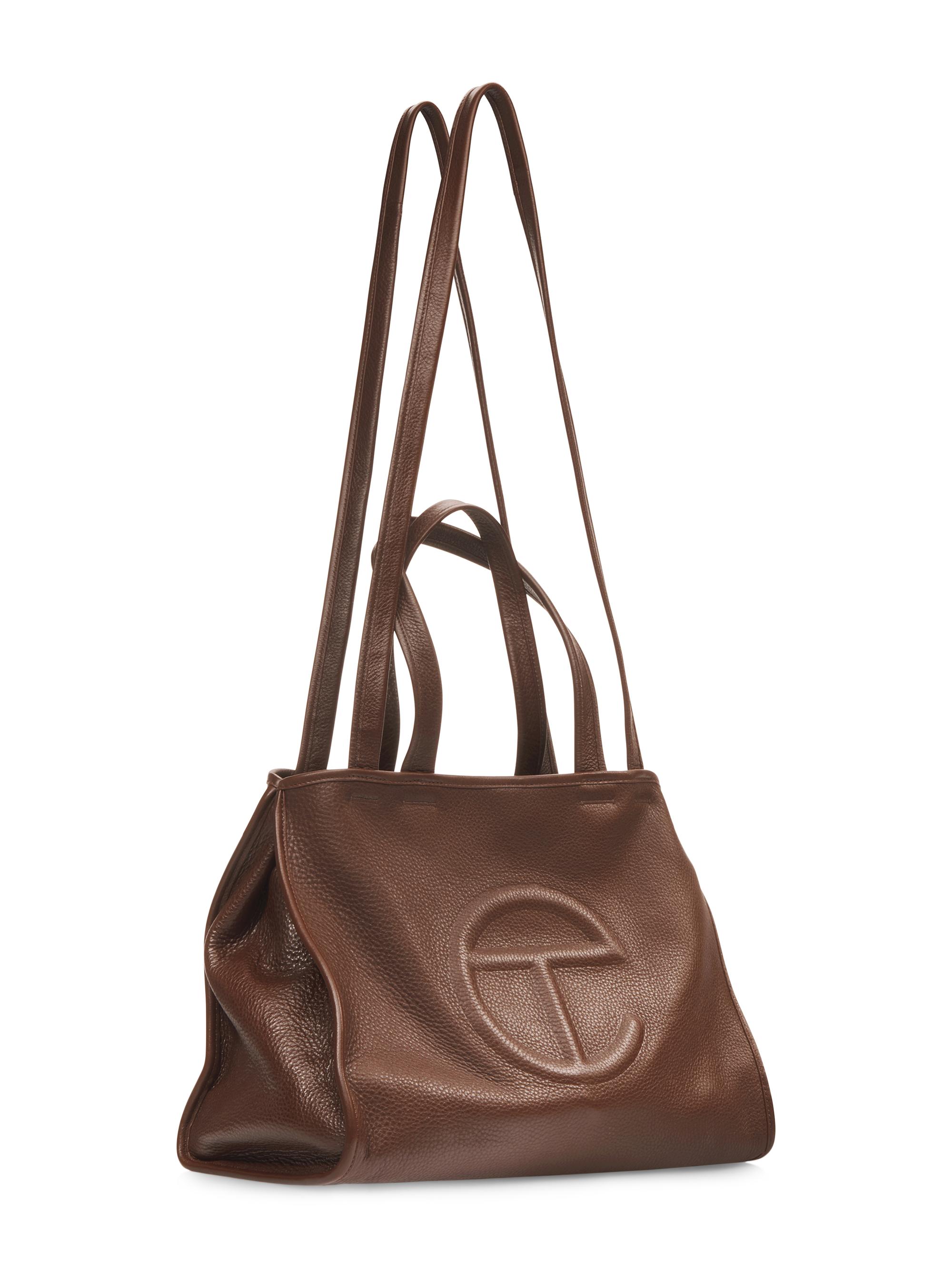 TELFAR Medium Pebble Leather Carry Bag | Saks Fifth Avenue