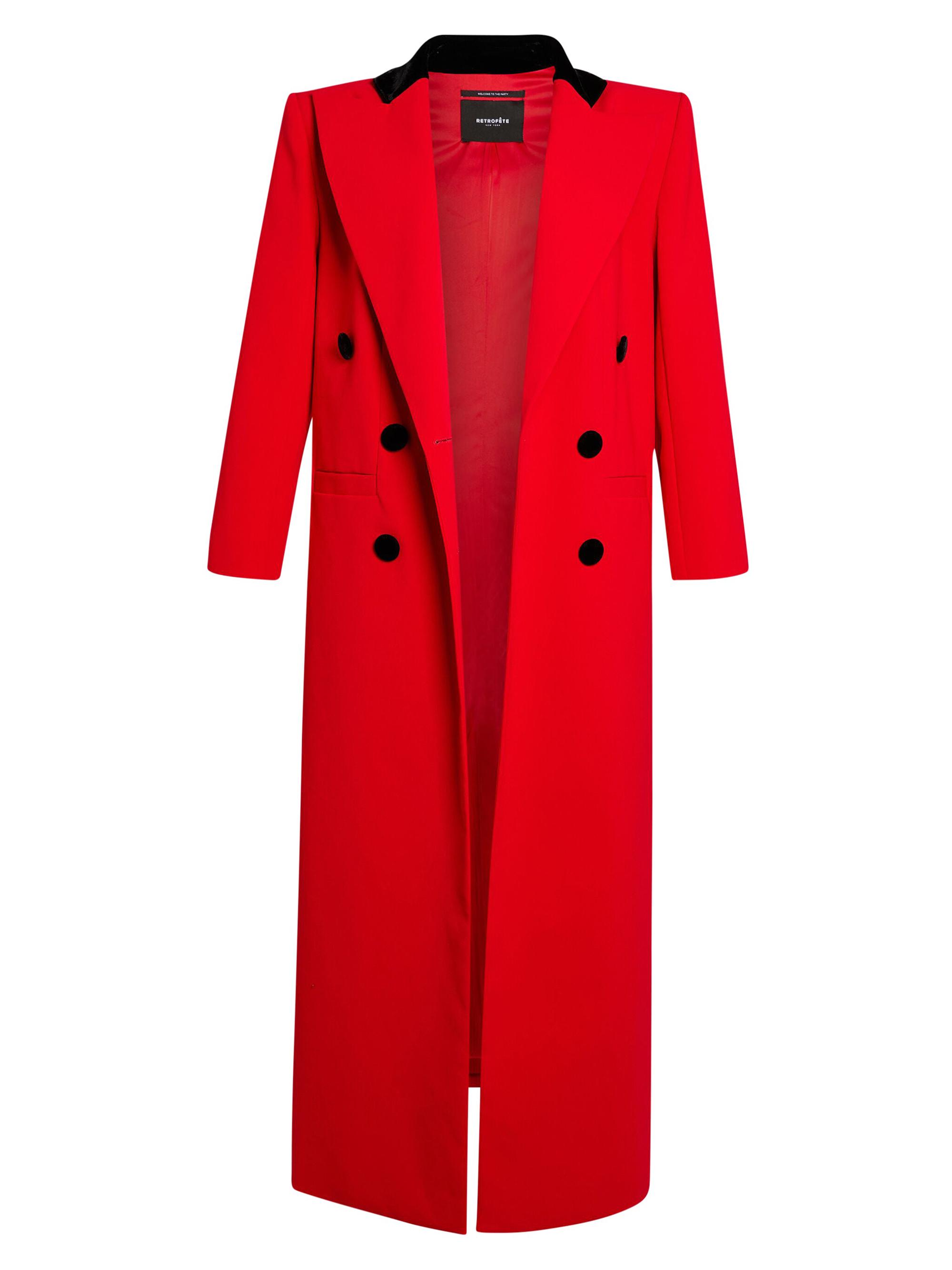 Retrofête Women's Constance Coat - Cardinal