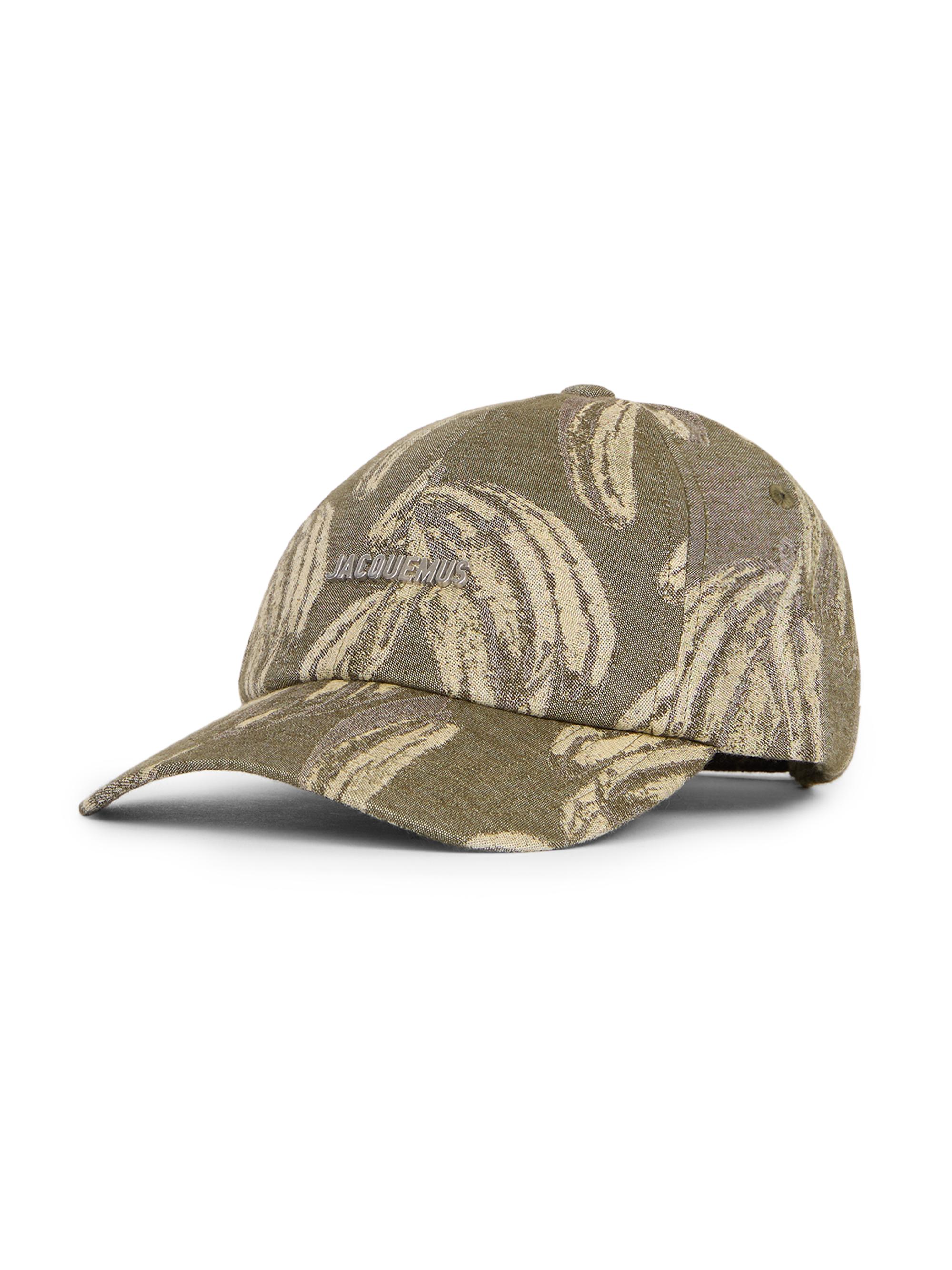 Jacquemus Men's La Casquette  Cap - Jacquard Banana Logo