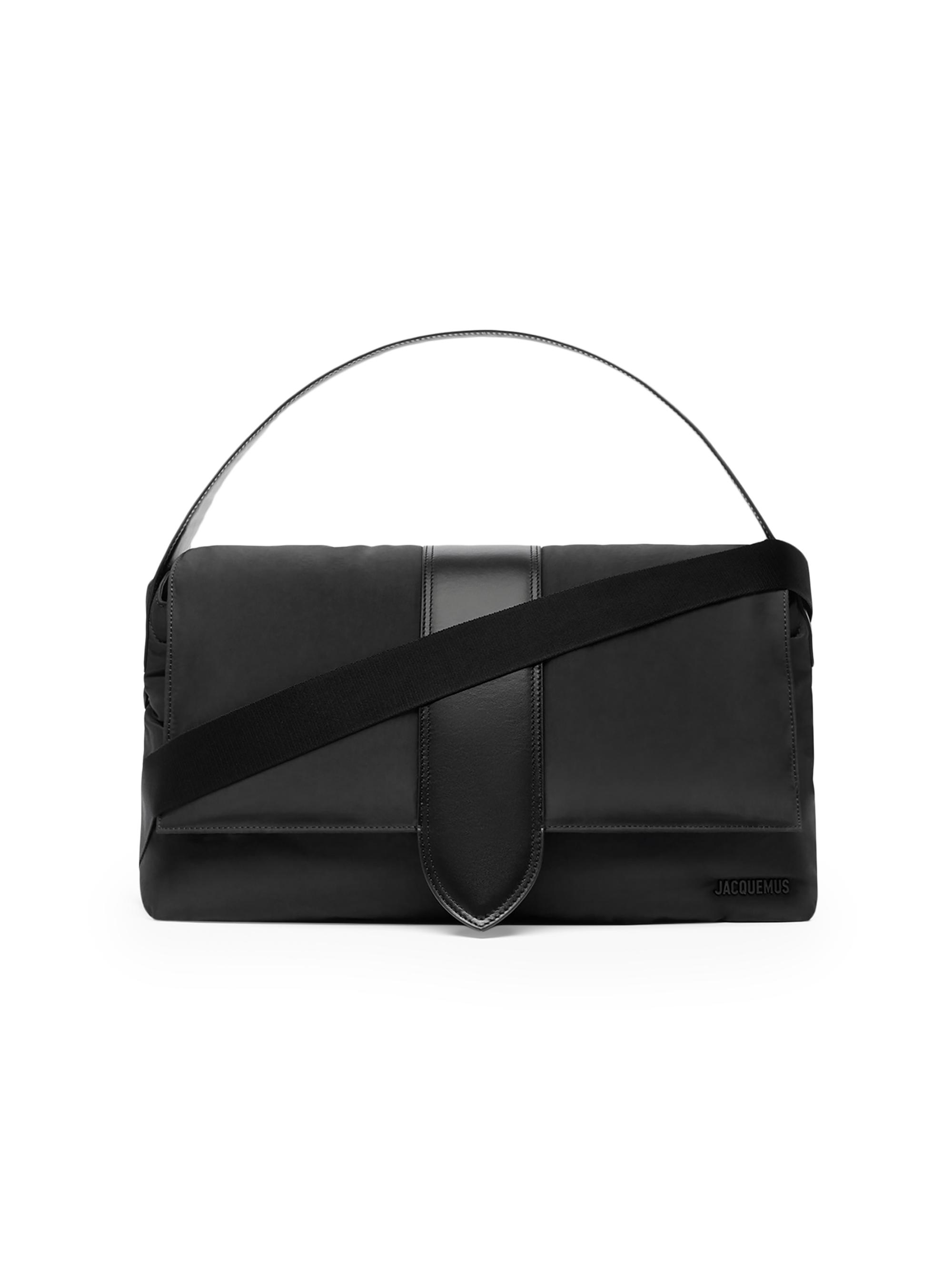 Jacquemus Men's Le Messenger Bambino Nylon Bag - Black