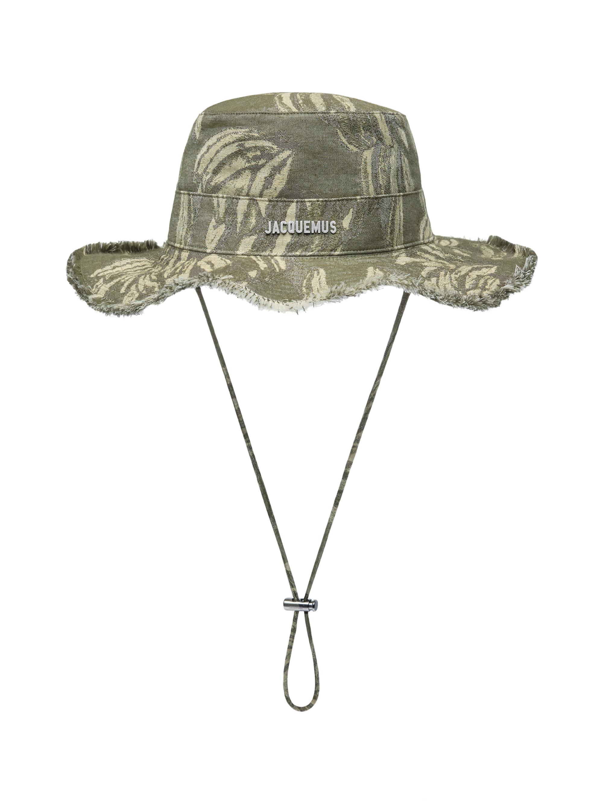 Jacquemus Men's Artichaut Bucket Hat - Jacquard Banana Logo