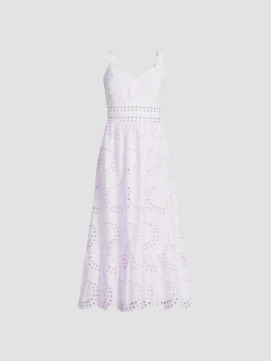 Lilly Pulitzer Tiah Eyelet Midi-Dress | Saks Fifth Avenue