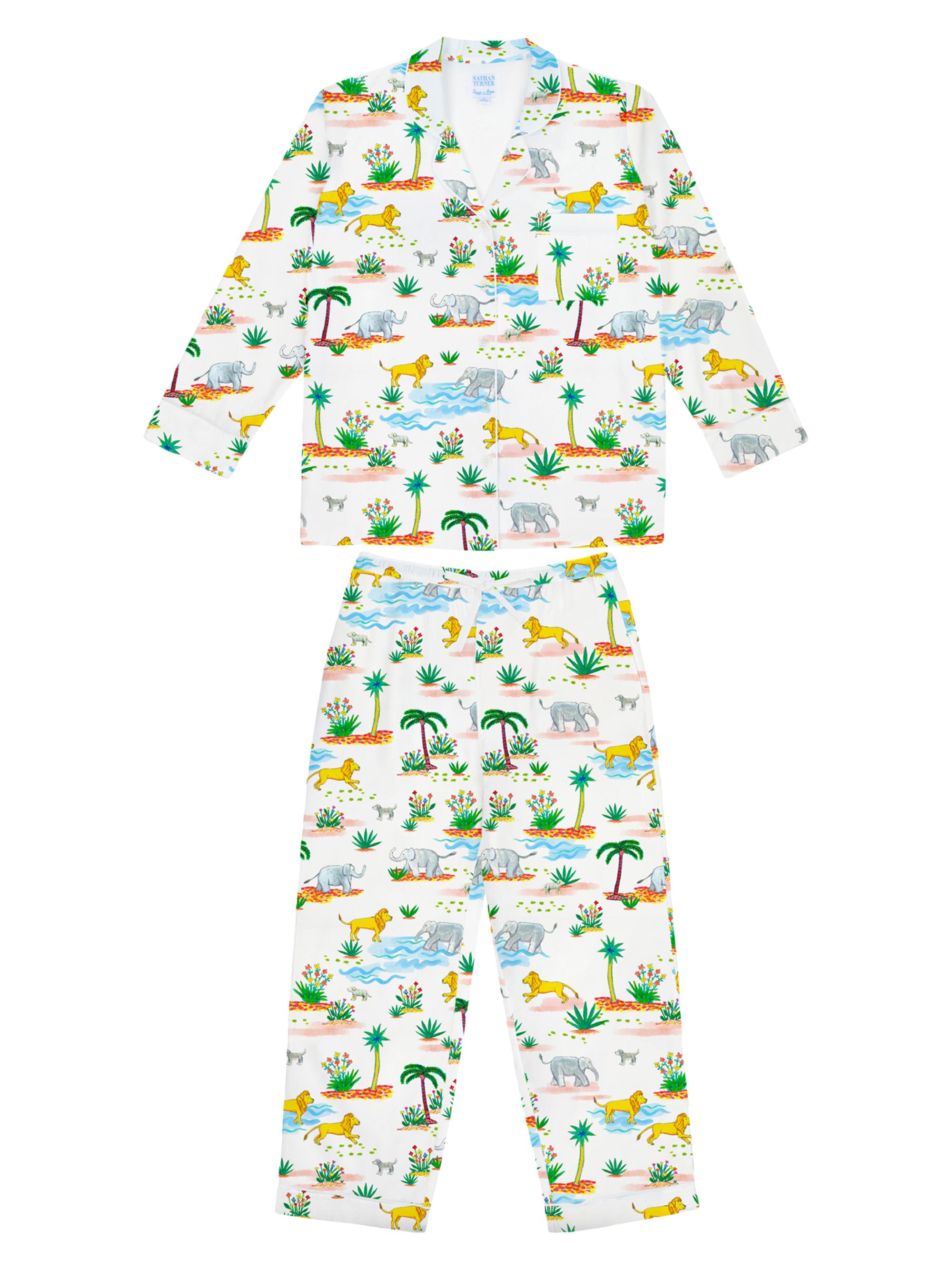 Sant and Abel Women's Trunks Up Long Pajama Set