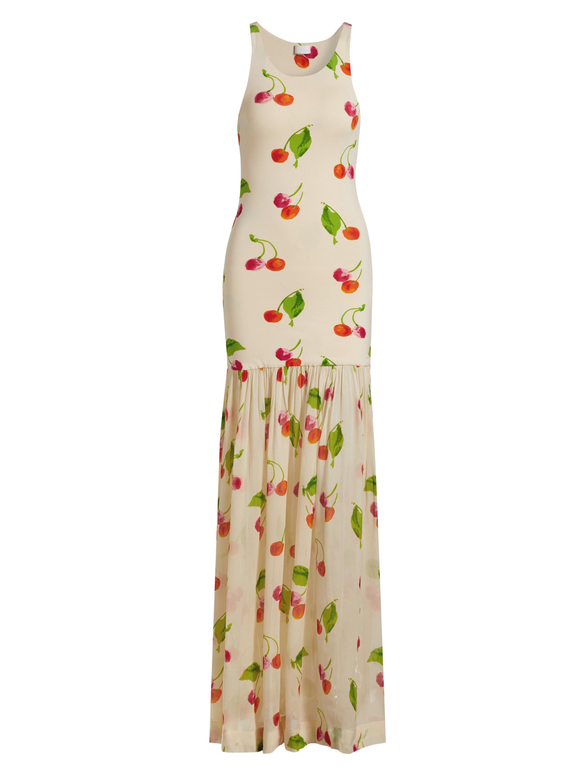 SWF Women's Cherry-Print Maxi Dress - Cherry Bomb