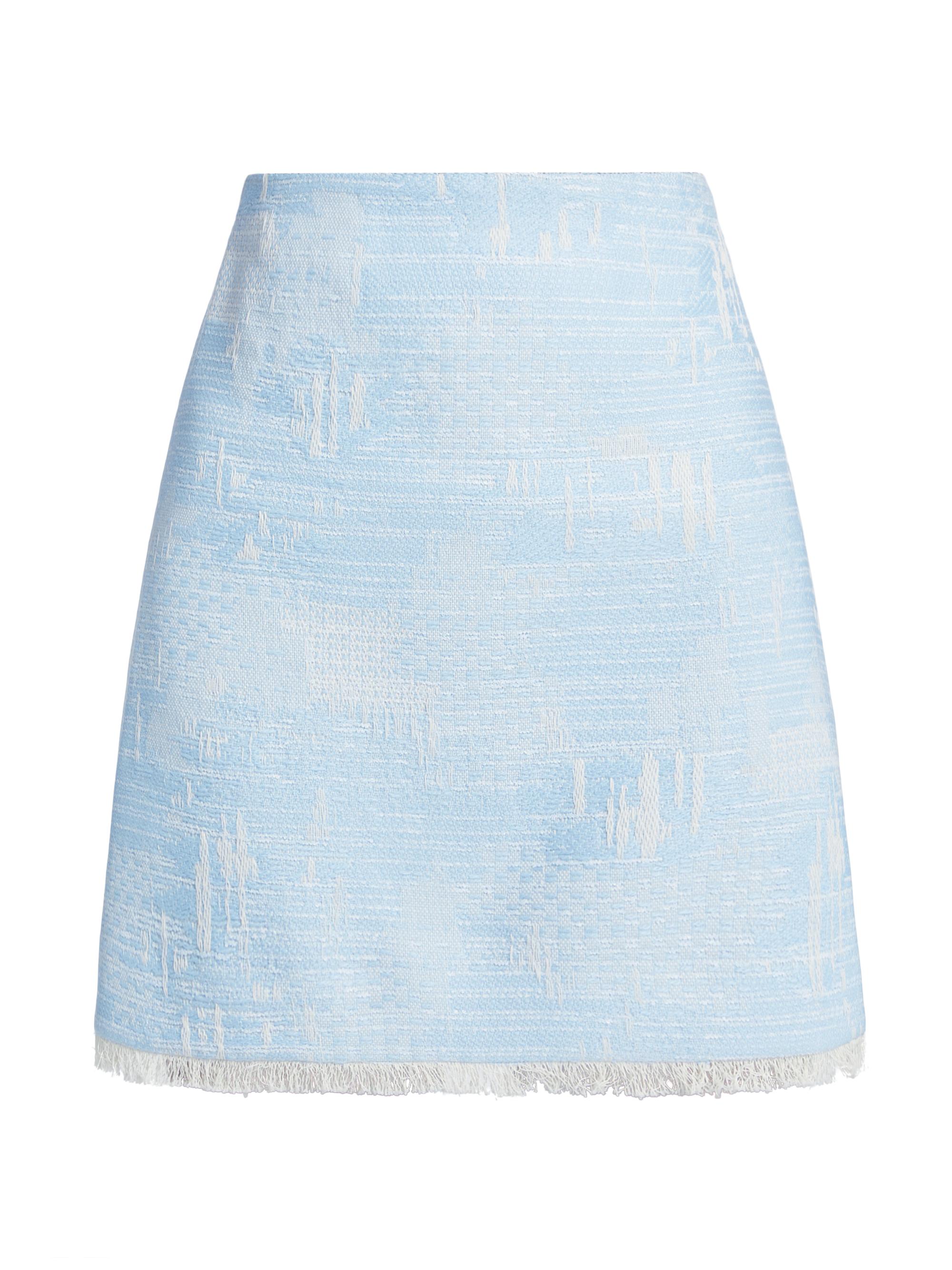 Kobi Halperin Women's Rigby Tweed Miniskirt - Sky