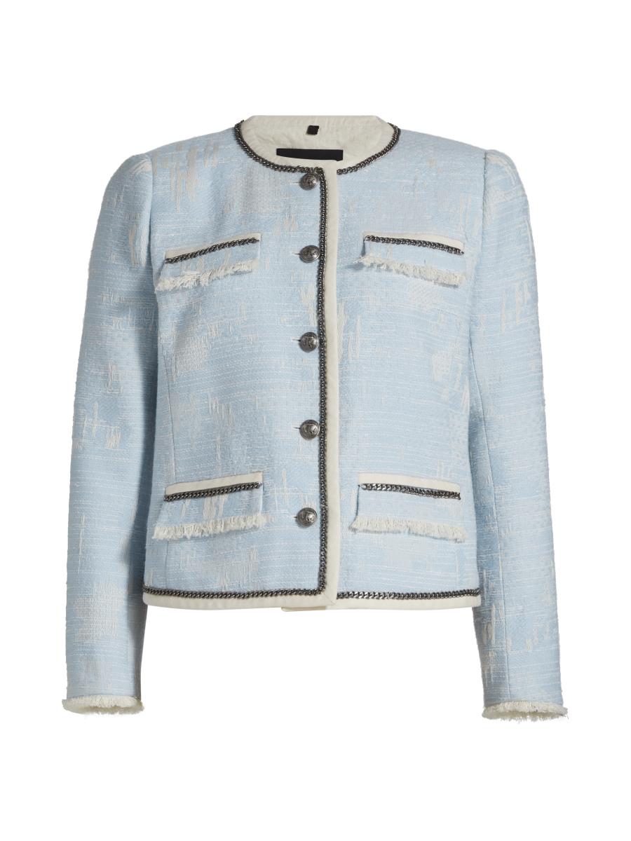 Kobi Halperin Lark Collarless Tweed Jacket | Saks Fifth Avenue