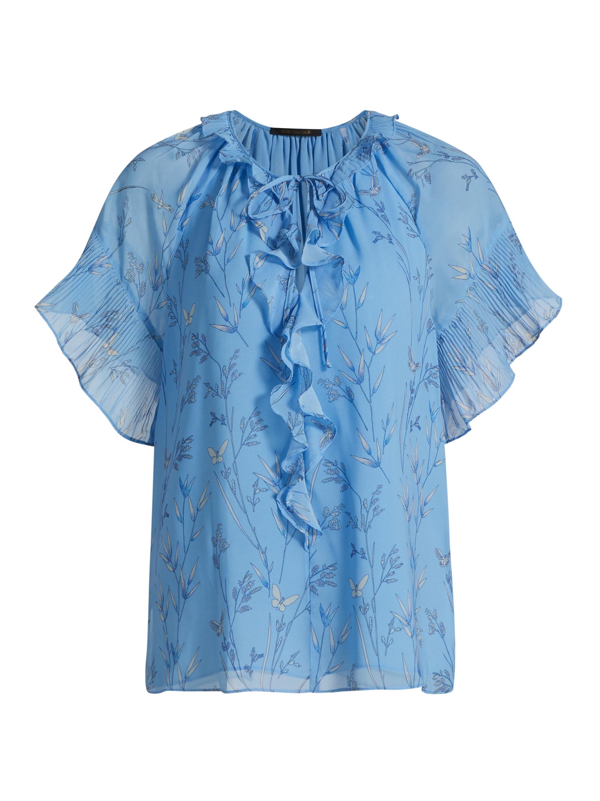 Kobi Halperin Women's Prism Floral Ruffled Blouse - Horizon Multi