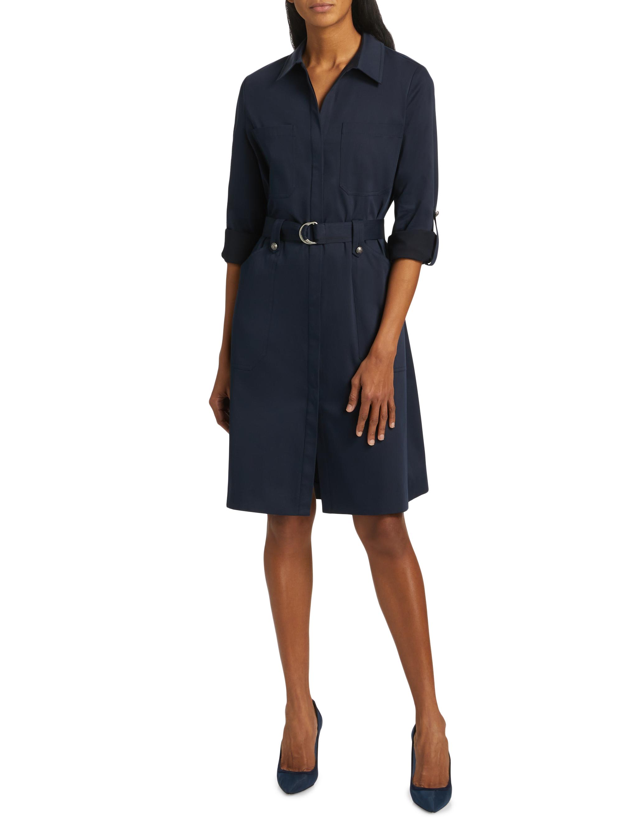 Kobi Halperin Caryss Belted Cotton-Twill Shirtdress | Saks Fifth
