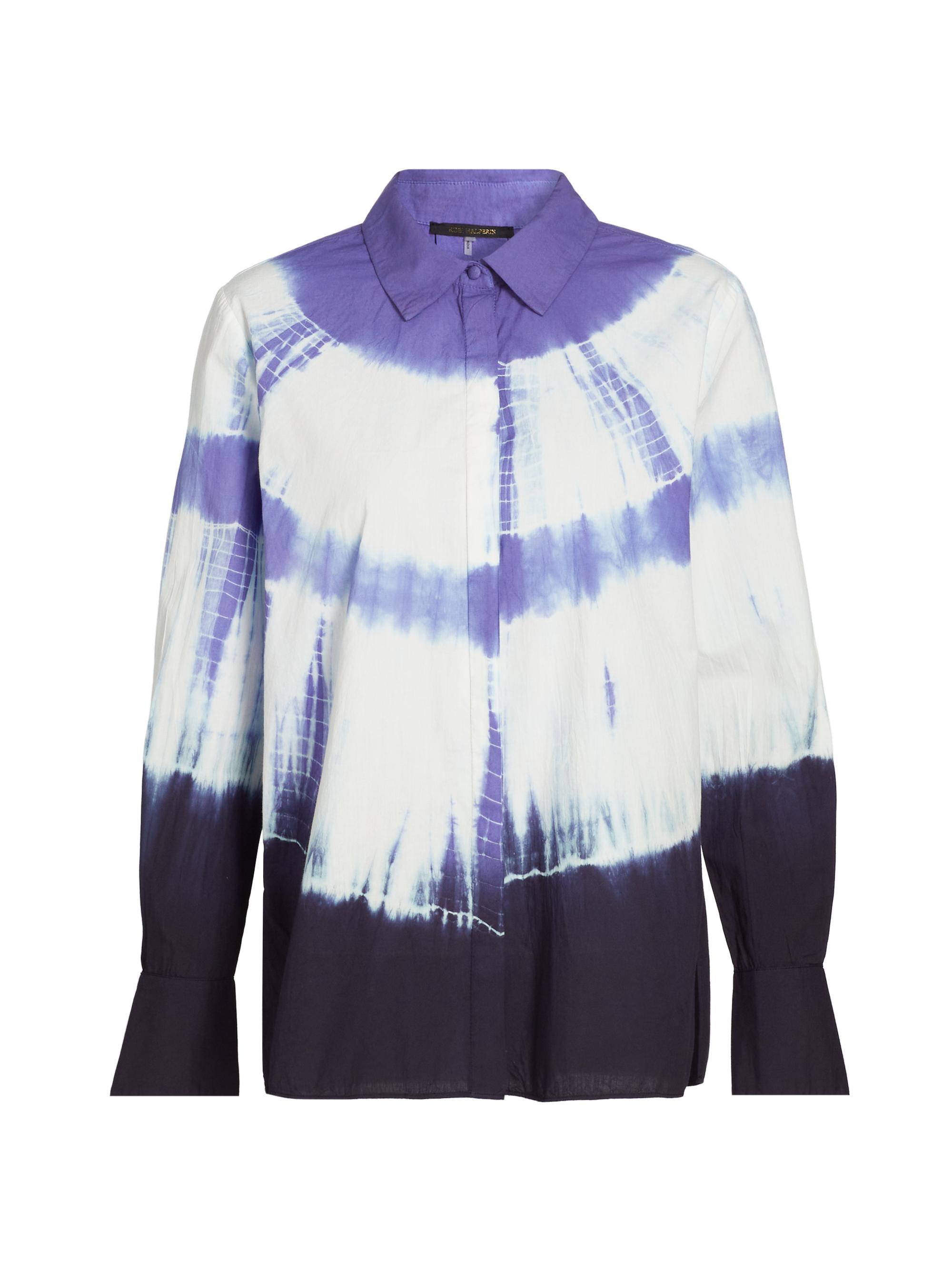 Kobi Halperin Women's Cadia Tie-Dye Cotton Blouse - Blue Multi