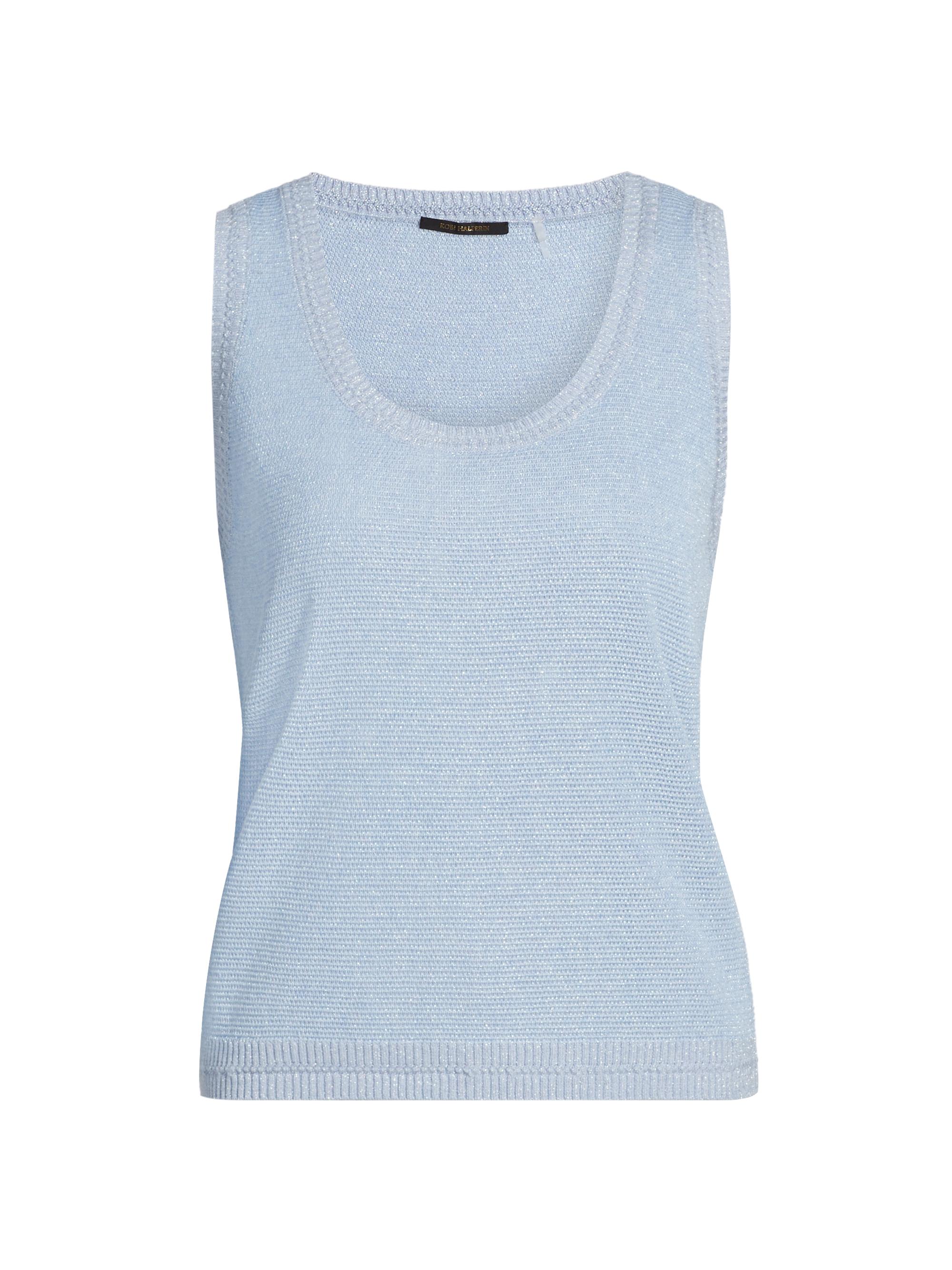 Kobi Halperin Women's Heid Metallic Knit Tank - Light Blue
