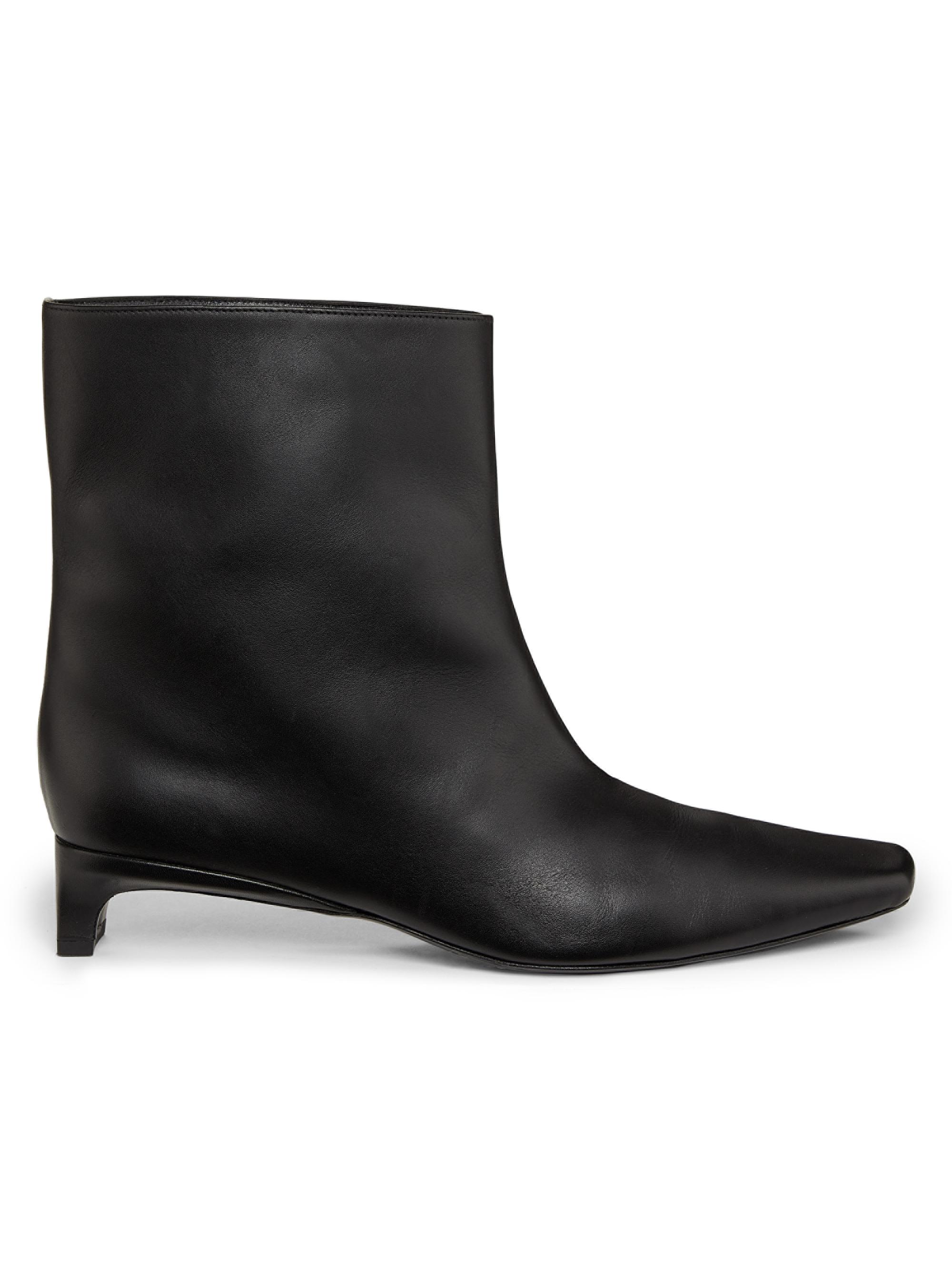 Loulou de Saison Celine 35MM Leather Ankle Boots | Saks